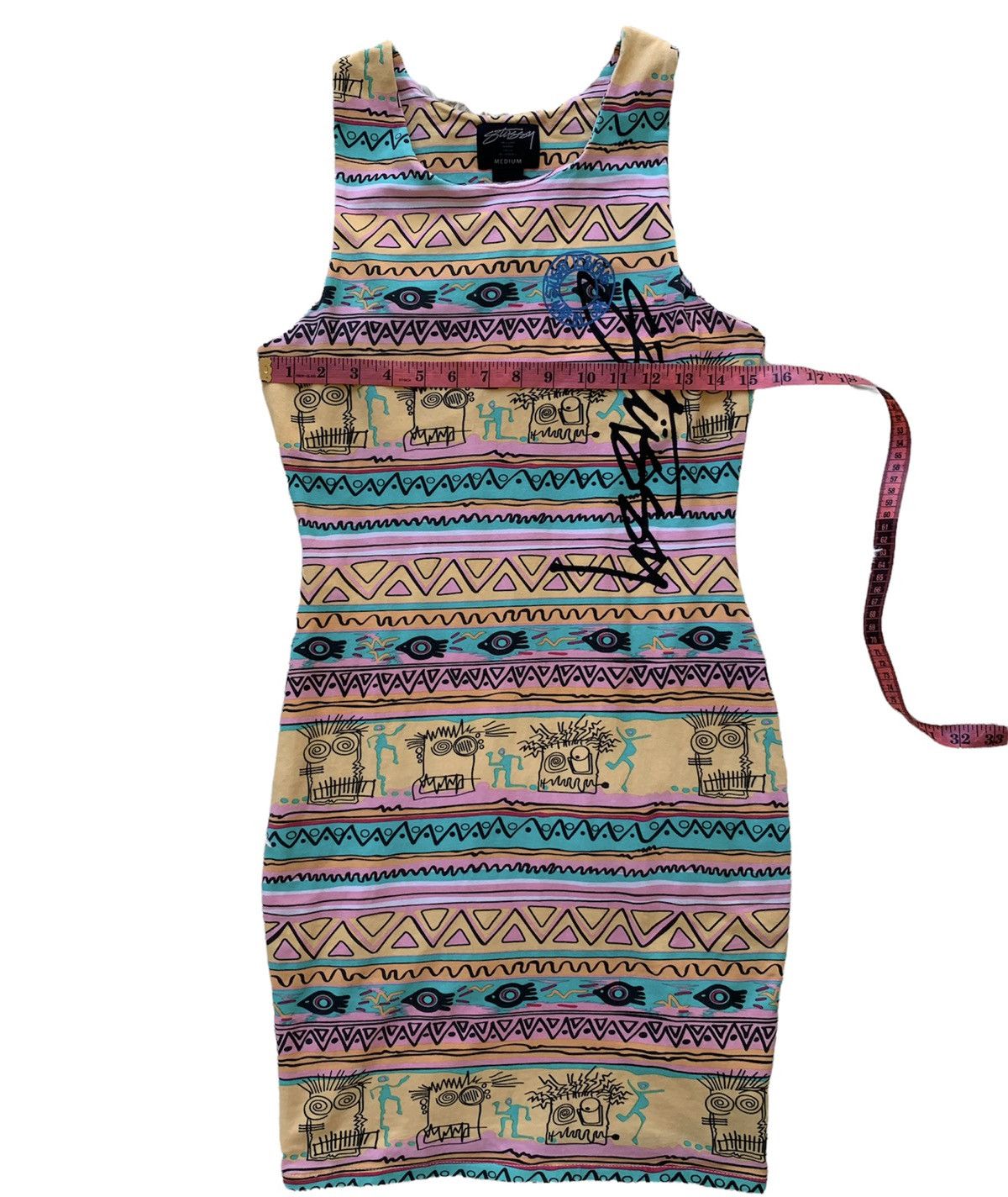 Stussy Stussy Muticolor Sleeveless Beach Dress Size M / US 6-8 / IT 42-44 - 7 Thumbnail