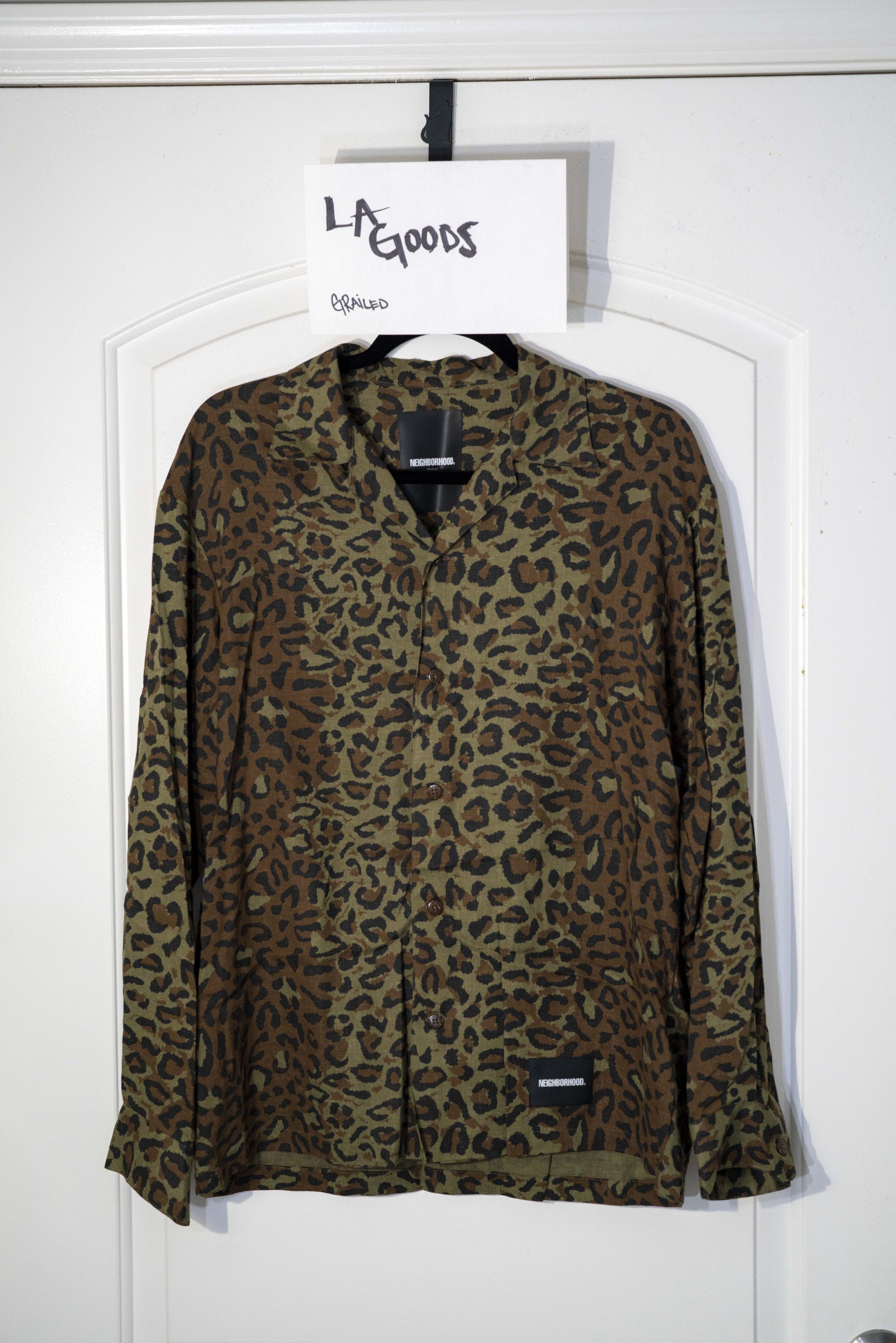 トップス NEIGHBORHOOD Aloha.Panther LY-Shirt LS. NEIGHBORHOOD 19SS Aloha Panther Print Long Sleeve Shirt L