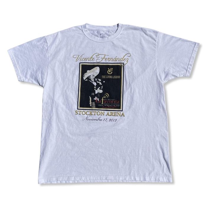 Rare 2012 Vicente Fernandez Live at Stockton Arena T Shirt | Grailed