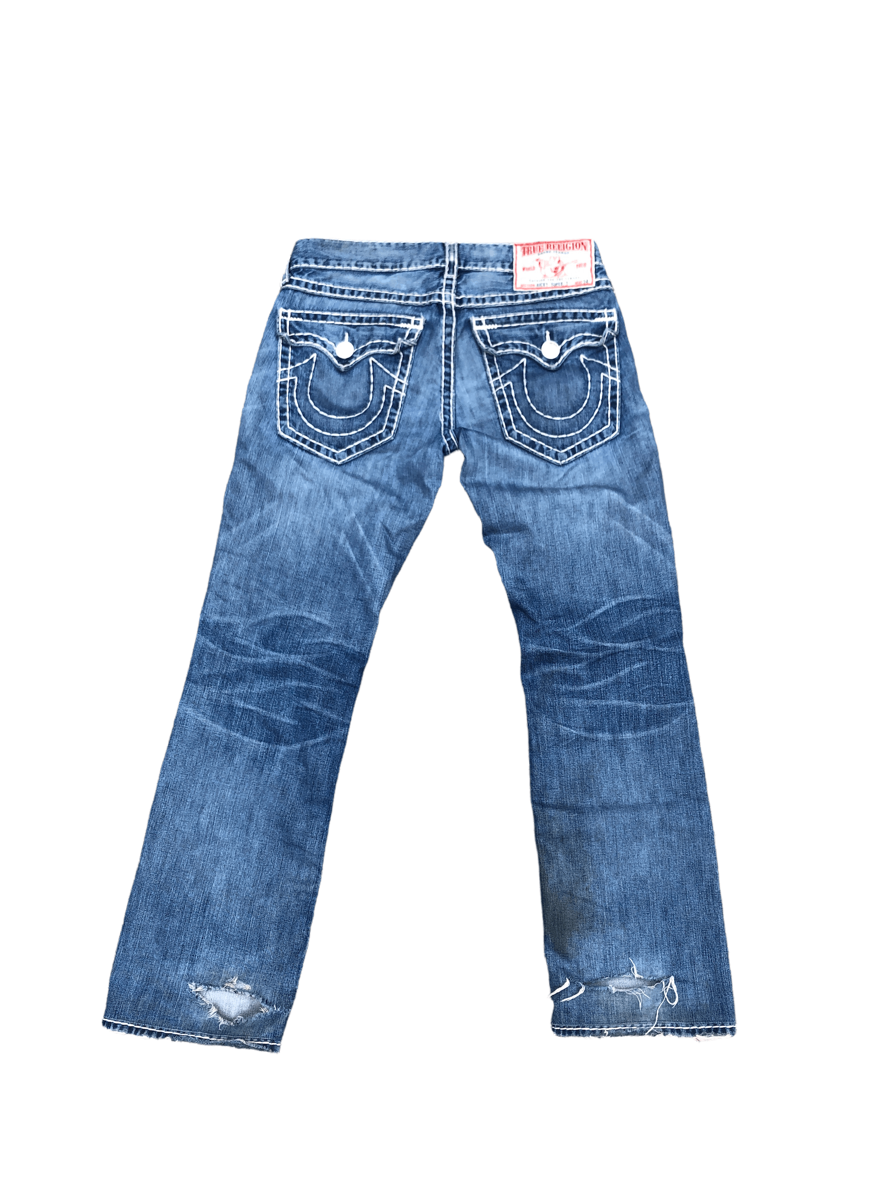 True Religion × Vintage Vintage True Religion Jeans Size 33 RICKY SUPER T Blue Size US 33 - 4 Thumbnail