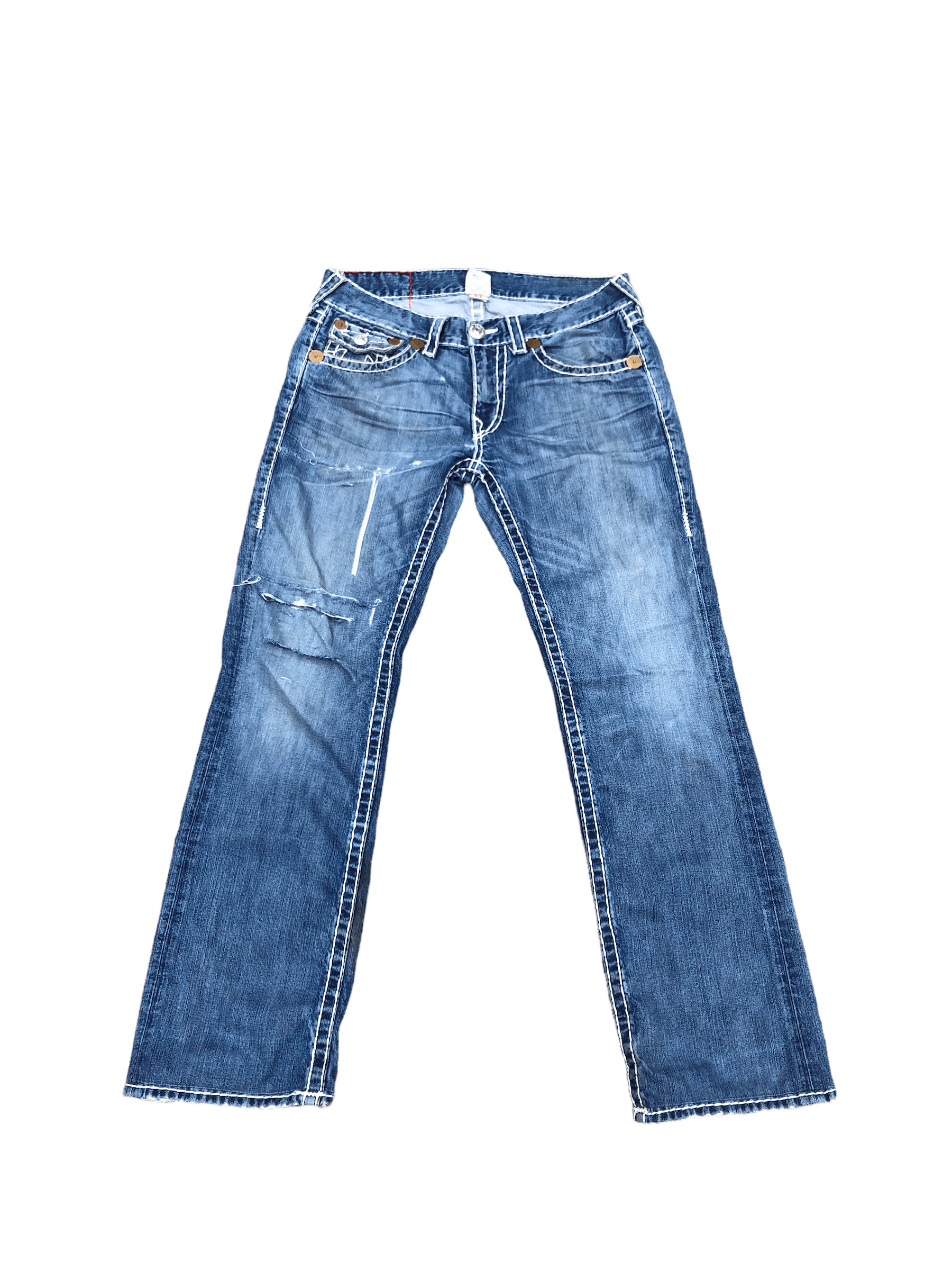 Vintage True Religion Jeans Size 33 RICKY SUPER T Blue