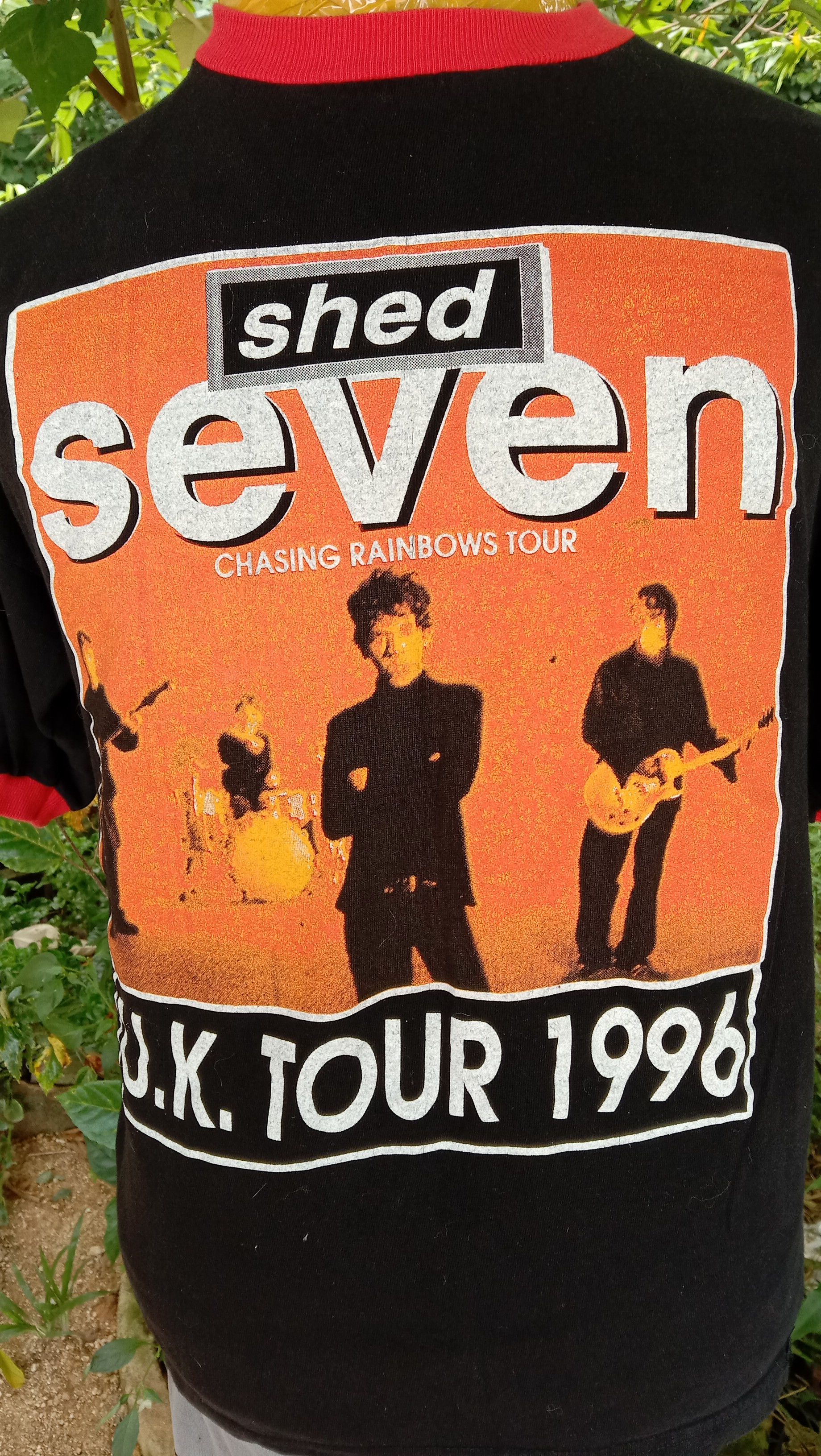Band Tees vtg 90s shed seven tour 1996 band shirt oasis britpop Size US XL / EU 56 / 4 - 3 Thumbnail