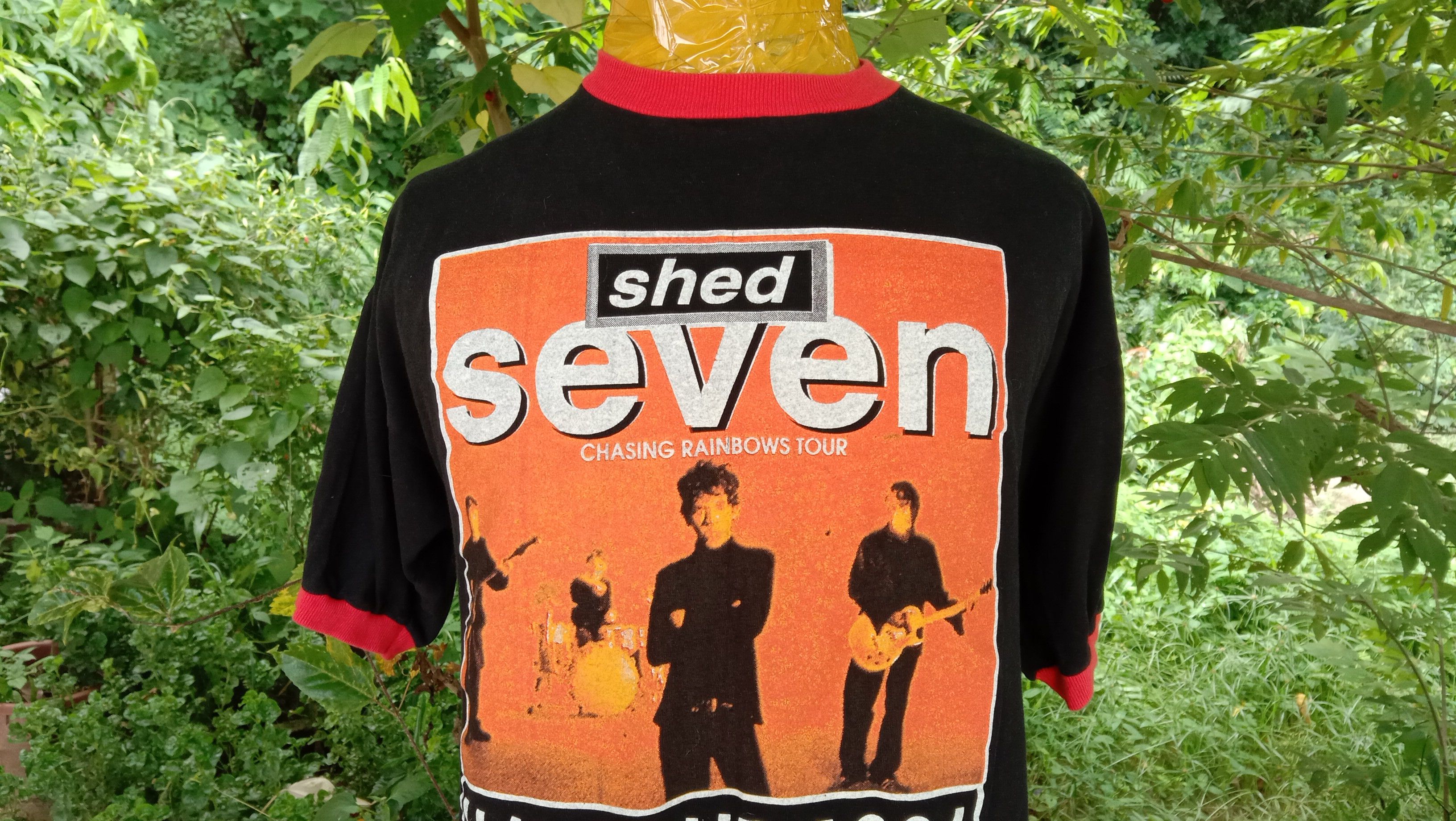 Band Tees vtg 90s shed seven tour 1996 band shirt oasis britpop Size US XL / EU 56 / 4 - 2 Thumbnail