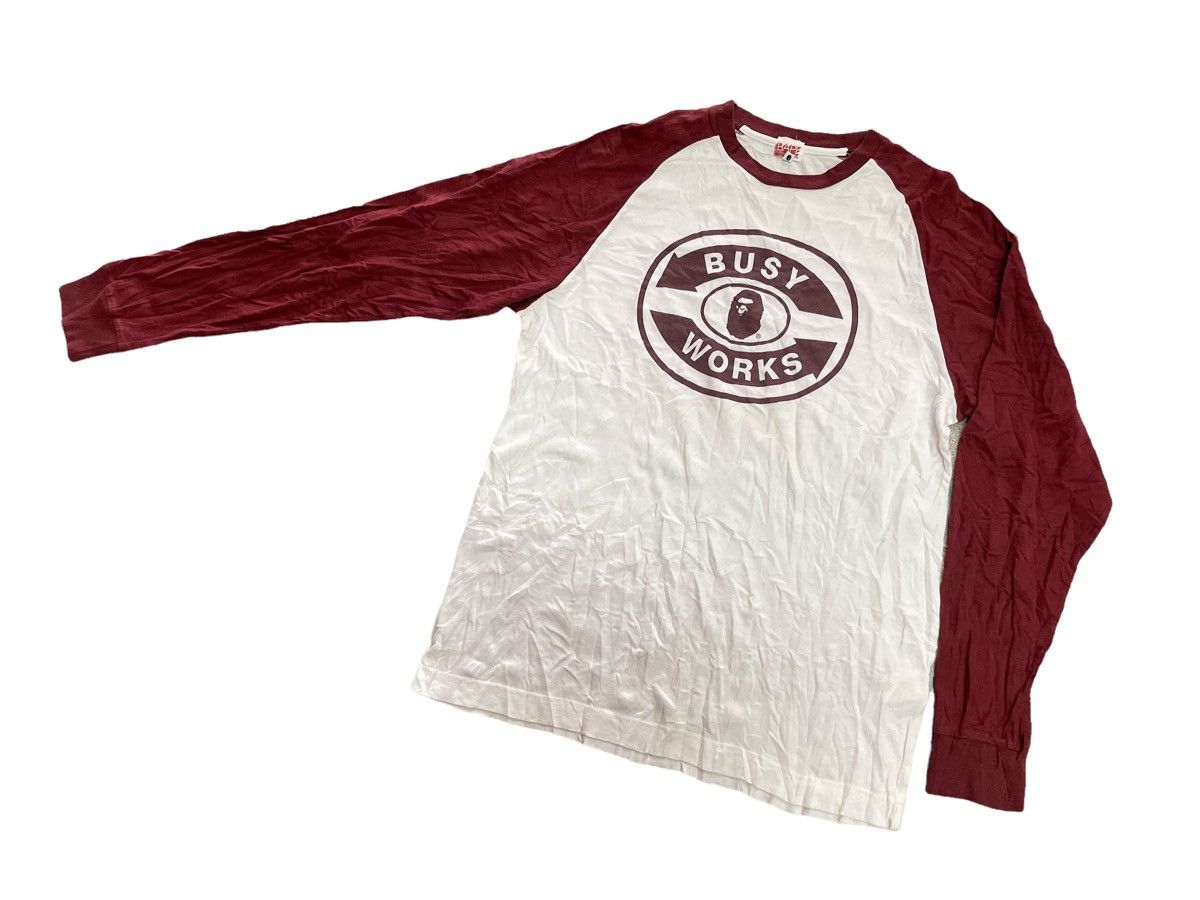 Bape × Nigo OG 2007 Bape “BUSY WORKS” long sleeve Tees Size US L / EU 52-54 / 3 - 1 Thumbnail