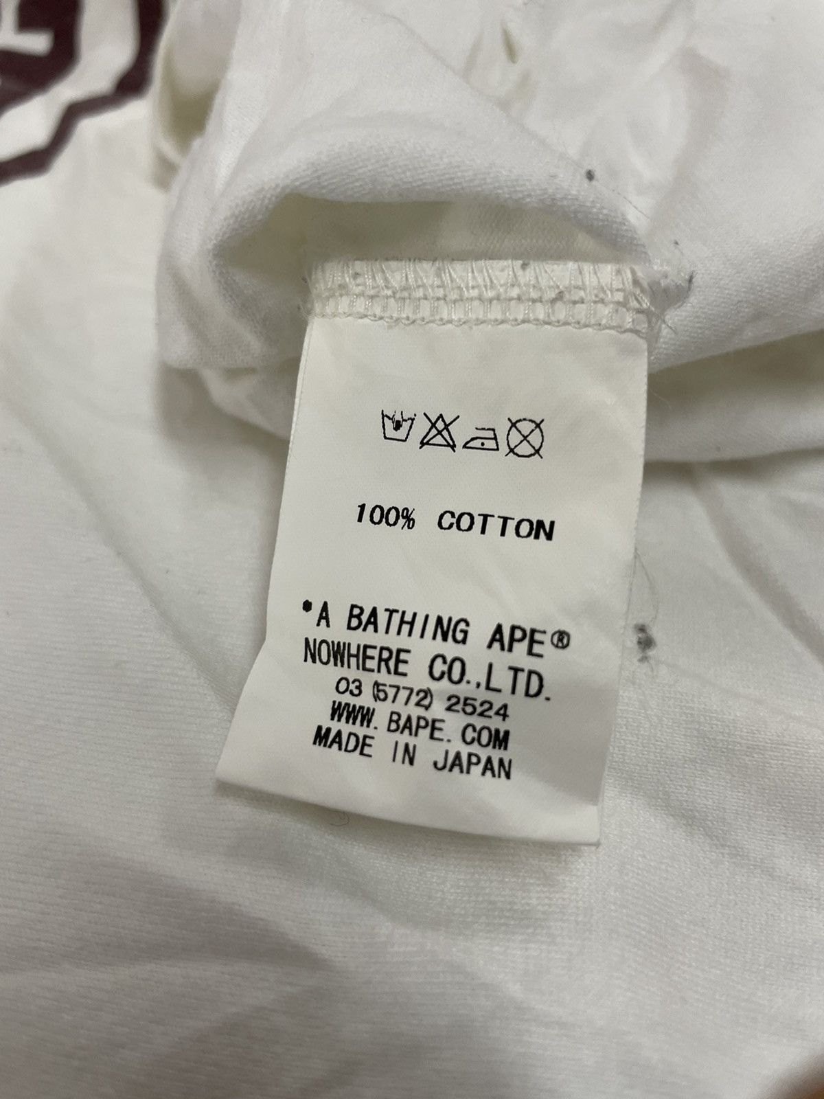 Bape × Nigo OG 2007 Bape “BUSY WORKS” long sleeve Tees Size US L / EU 52-54 / 3 - 10 Thumbnail