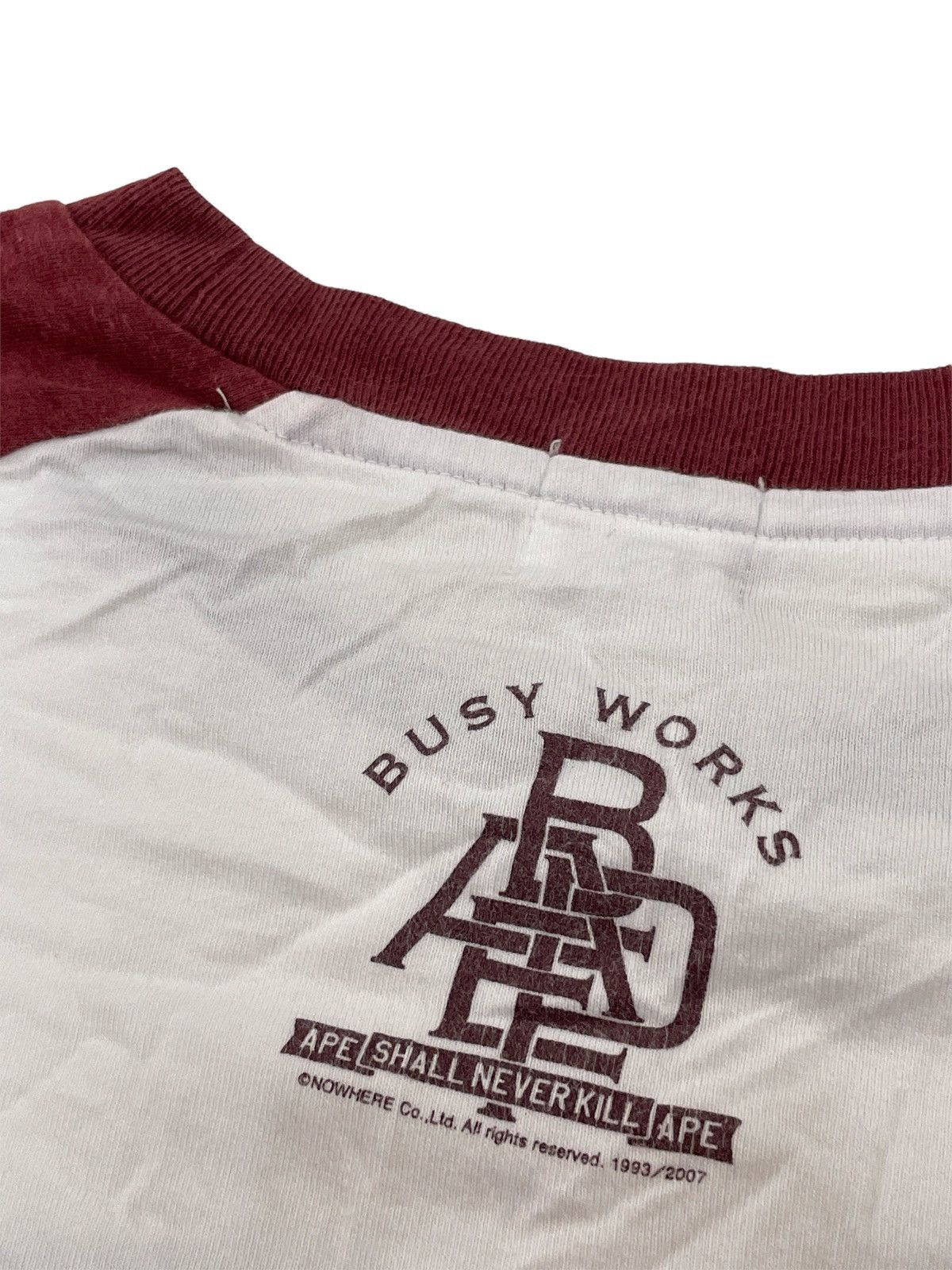 Bape × Nigo OG 2007 Bape “BUSY WORKS” long sleeve Tees Size US L / EU 52-54 / 3 - 4 Thumbnail