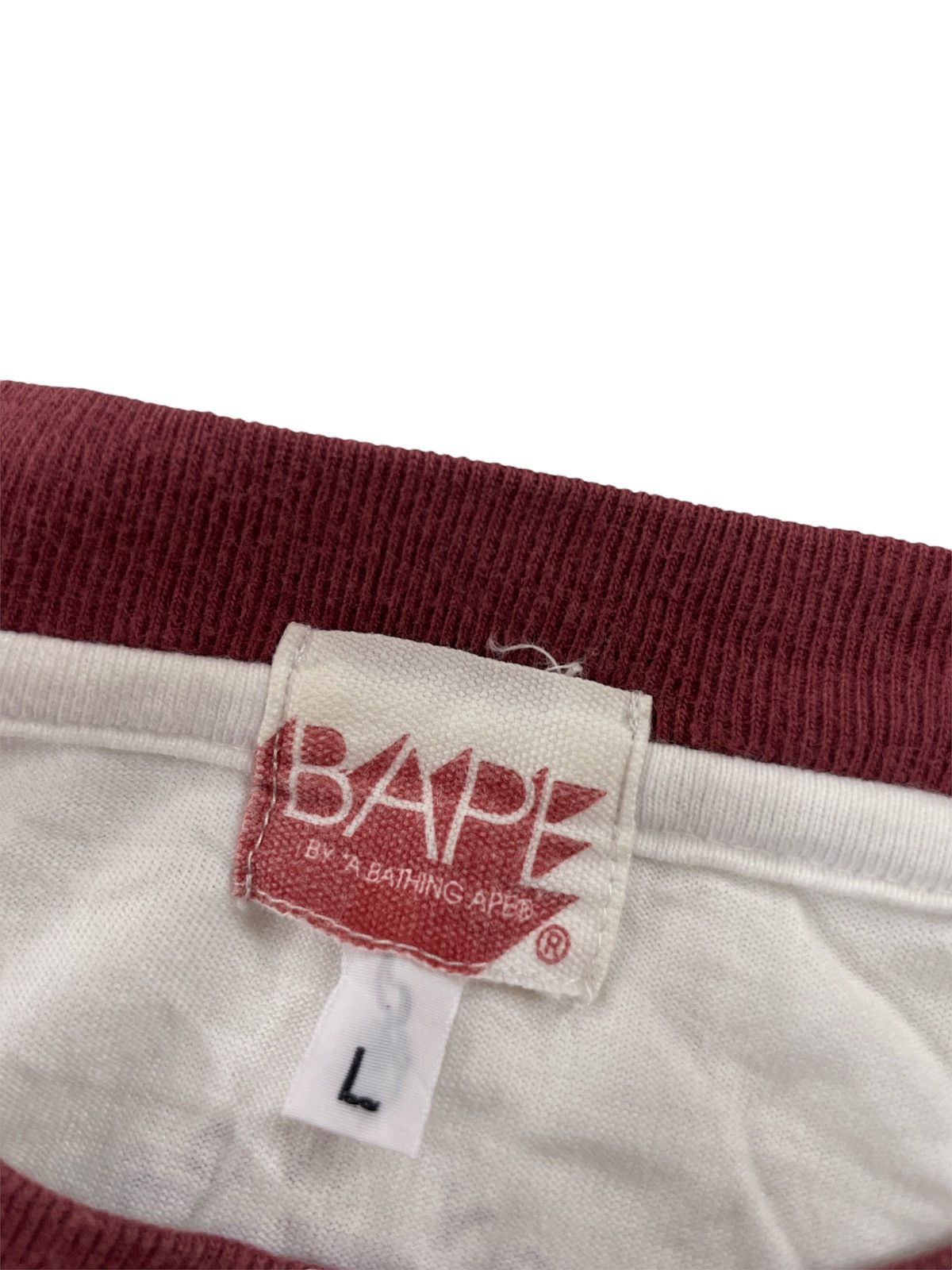 Bape × Nigo OG 2007 Bape “BUSY WORKS” long sleeve Tees Size US L / EU 52-54 / 3 - 8 Thumbnail