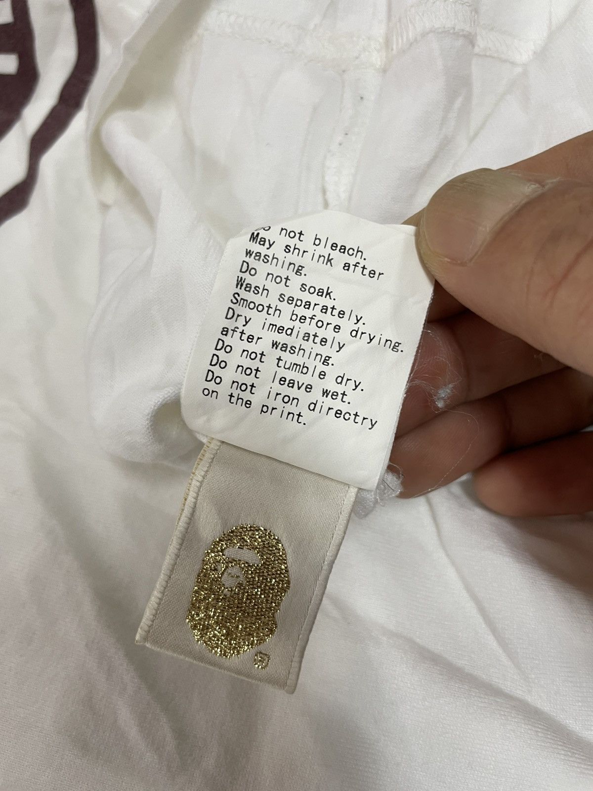 Bape × Nigo OG 2007 Bape “BUSY WORKS” long sleeve Tees Size US L / EU 52-54 / 3 - 12 Thumbnail