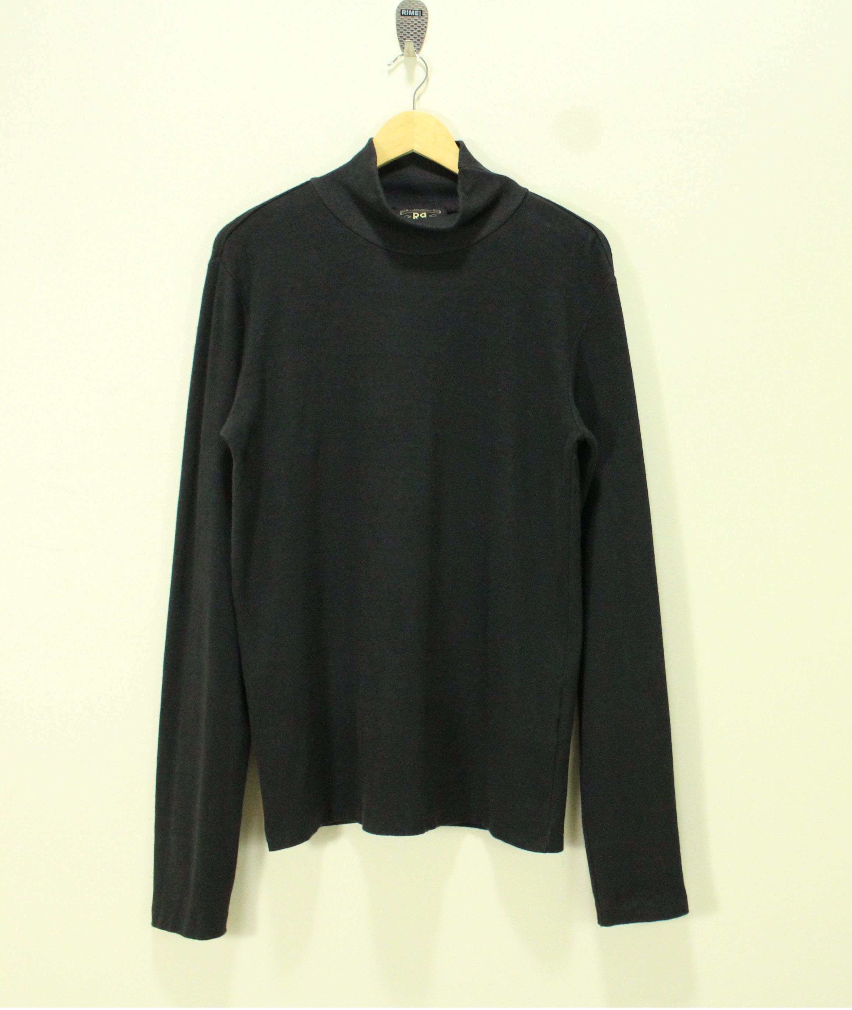 RRL Ralph Lauren RRL T Top Mock Neck Turtleneck Stretchy Bodyfit Heavyweight Size US L / EU 52-54 / 3 - 1 Thumbnail