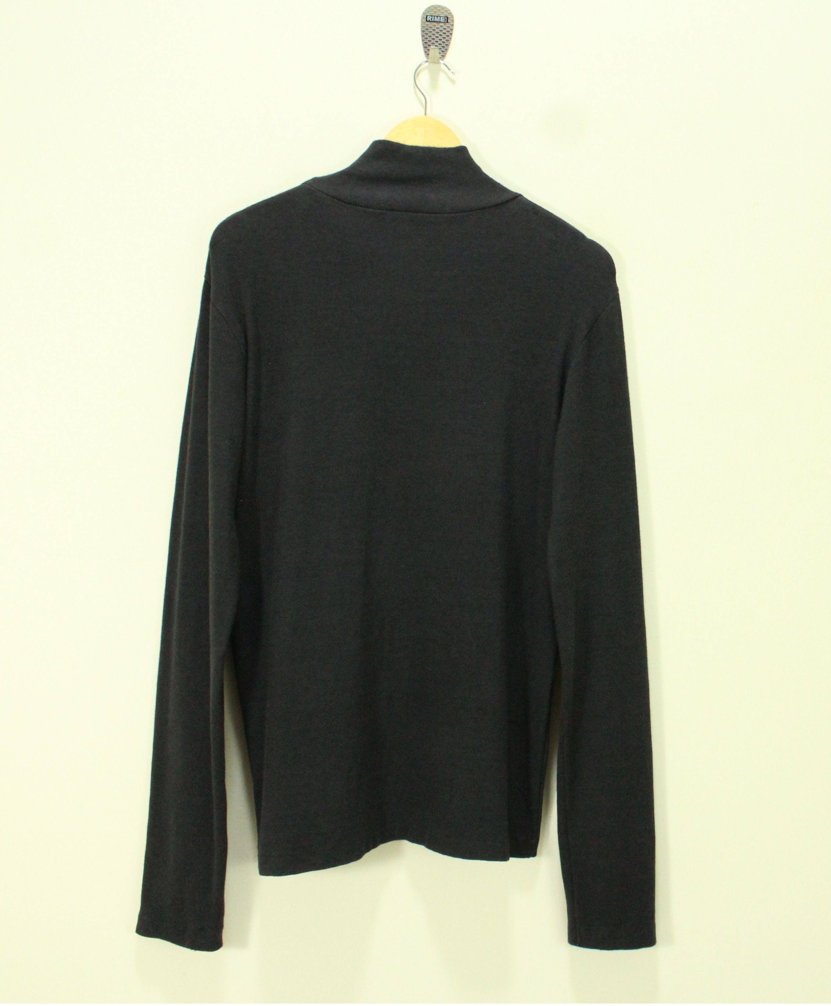 RRL Ralph Lauren RRL T Top Mock Neck Turtleneck Stretchy Bodyfit Heavyweight Size US L / EU 52-54 / 3 - 3 Thumbnail
