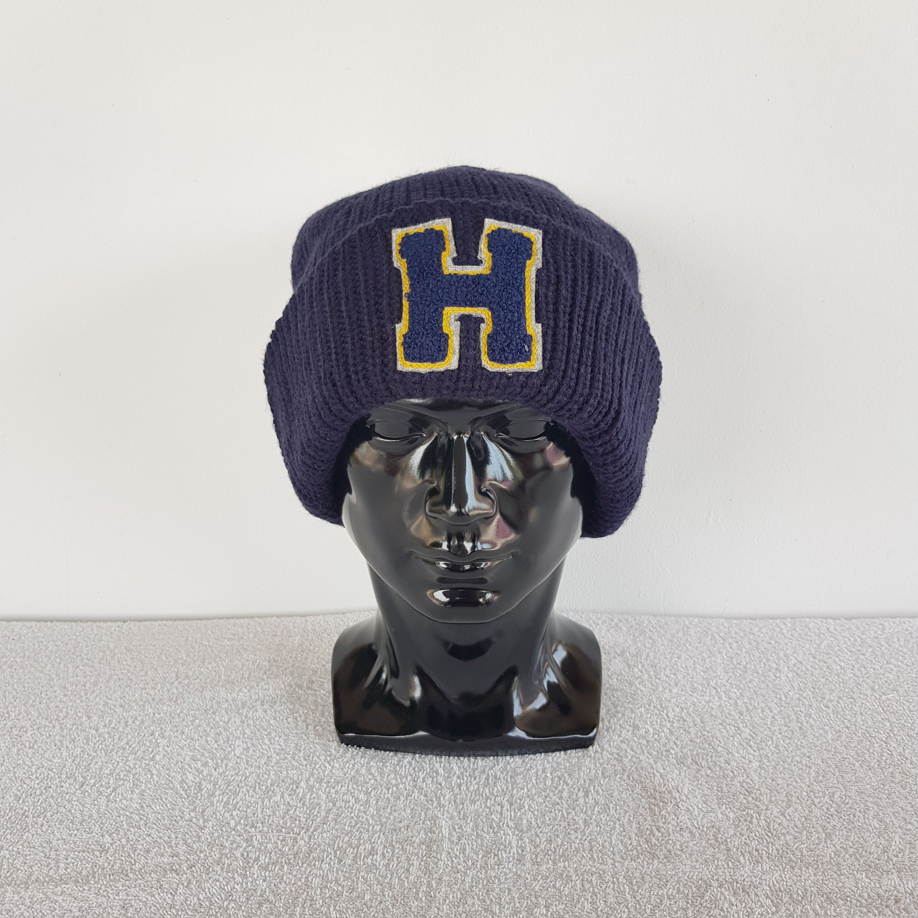 Japanese Beanie Snow Cap Knitted Letterman H Hats