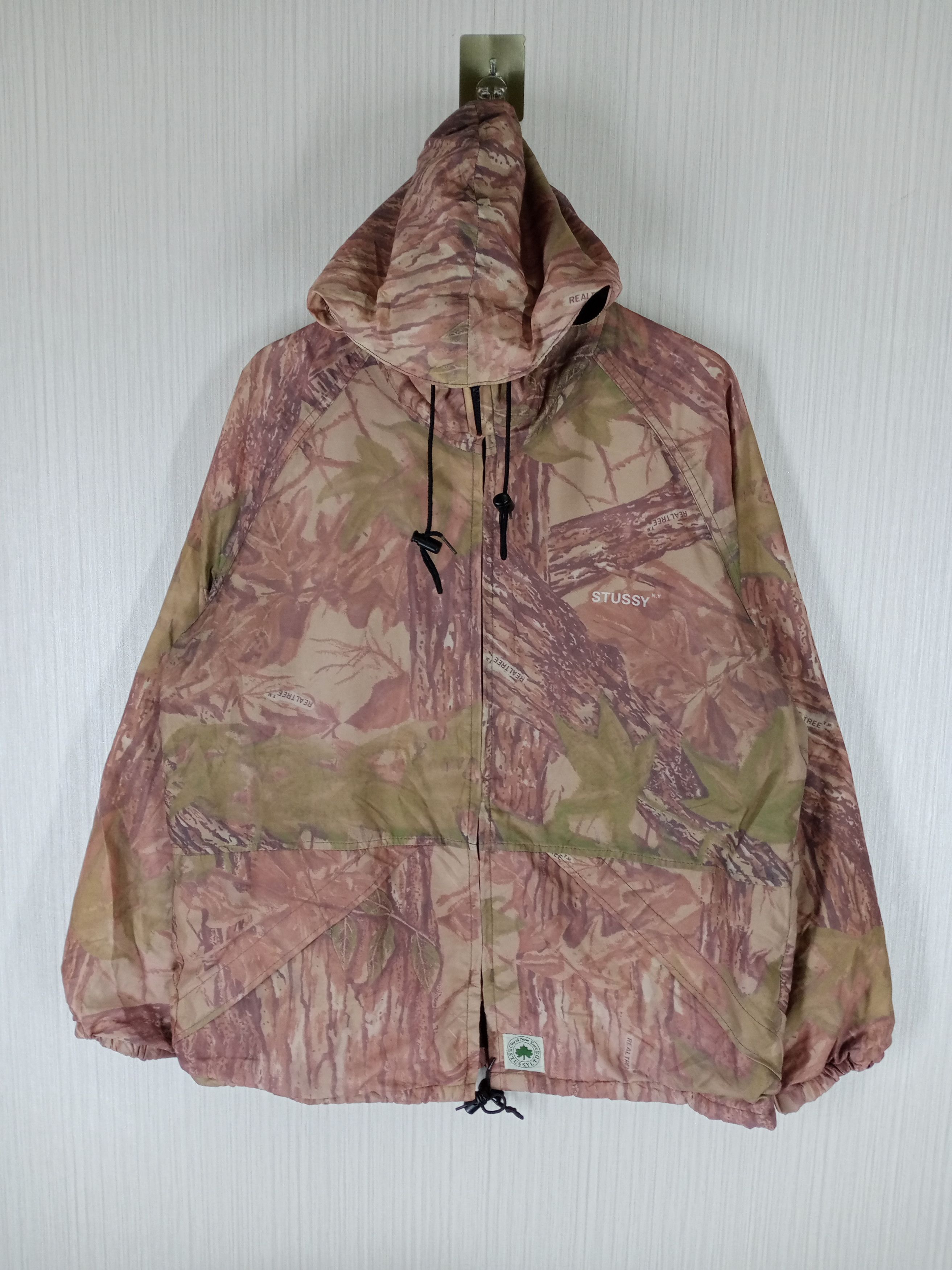 90's old stussy Realtree Camo Jacket NYC - メルカリ