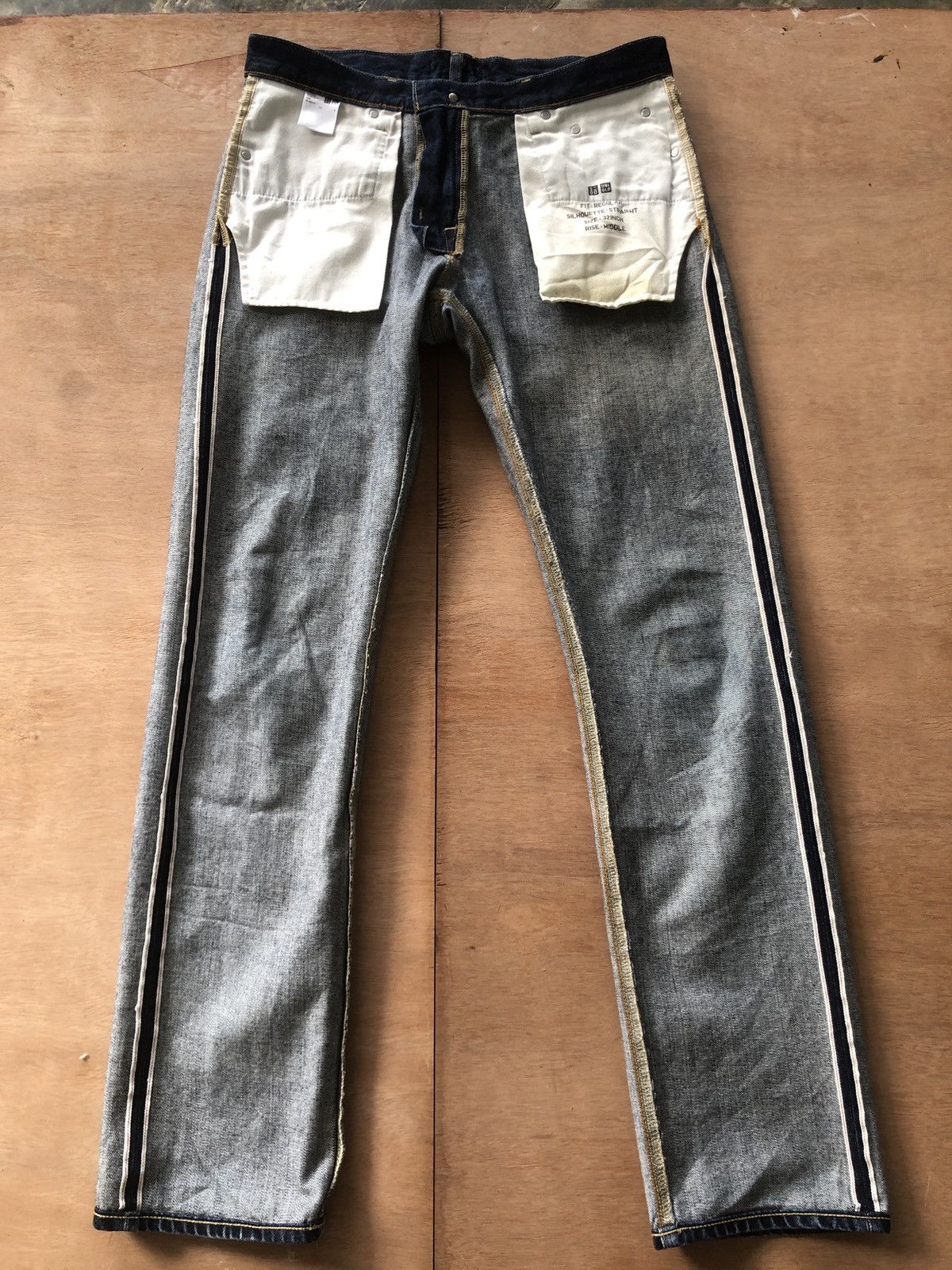 Self Edge UNIQLO Selvedge Denim Jeans Size US 32 / EU 48 - 5 Thumbnail