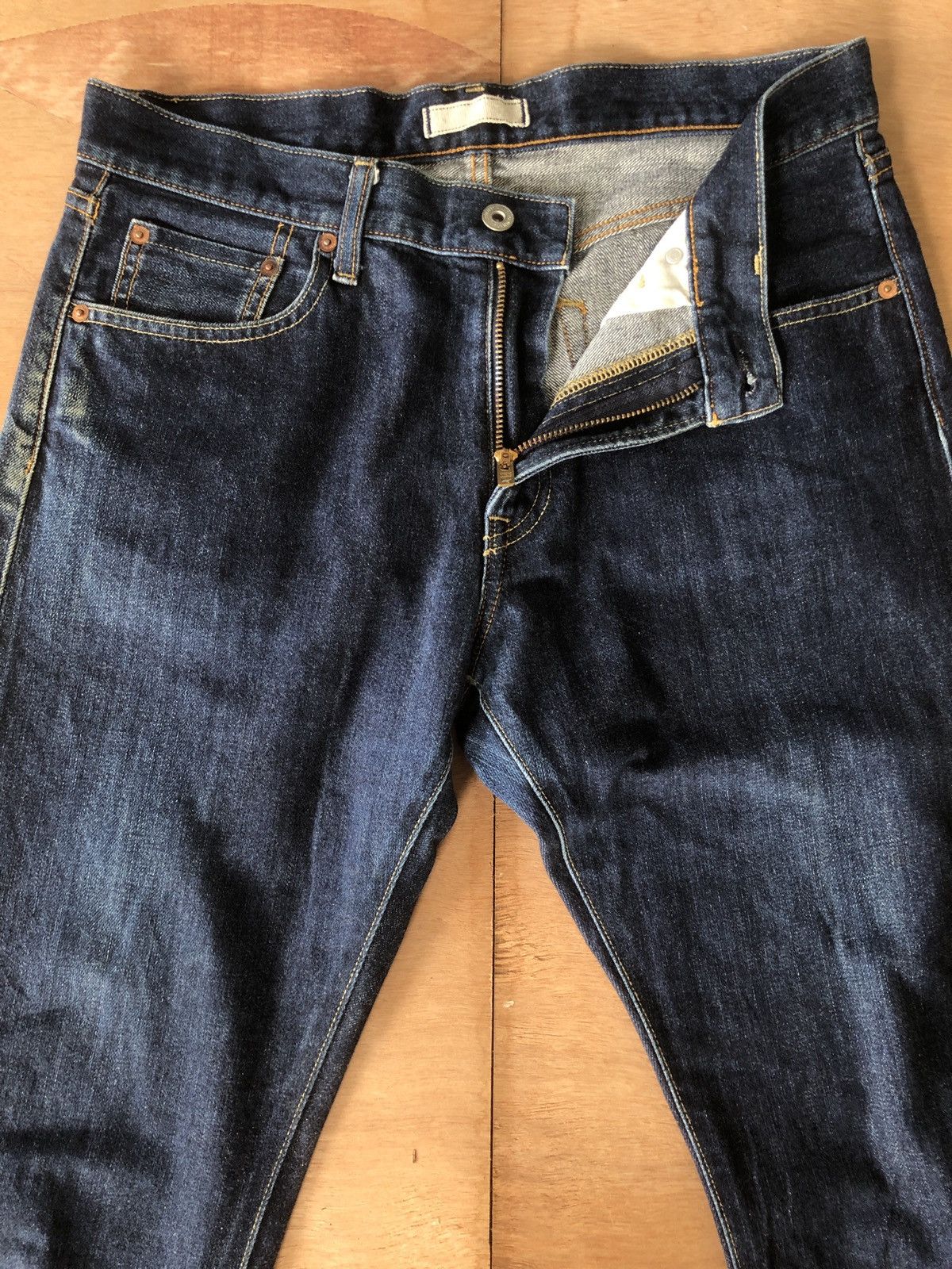 Self Edge UNIQLO Selvedge Denim Jeans Size US 32 / EU 48 - 4 Thumbnail