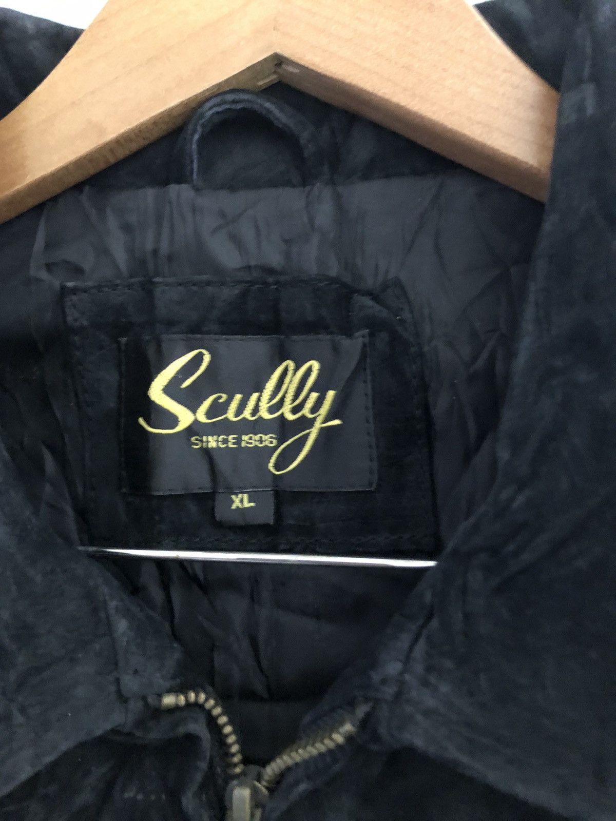 Scully Leather × Vintage Vintage scully Leather zipper Jacket Size US L / EU 52-54 / 3 - 4 Thumbnail