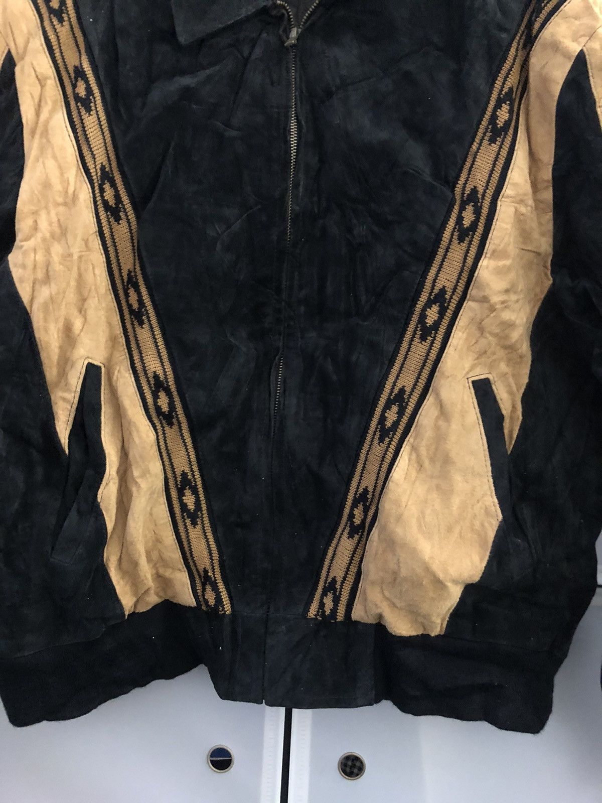 Scully Leather × Vintage Vintage scully Leather zipper Jacket Size US L / EU 52-54 / 3 - 3 Thumbnail