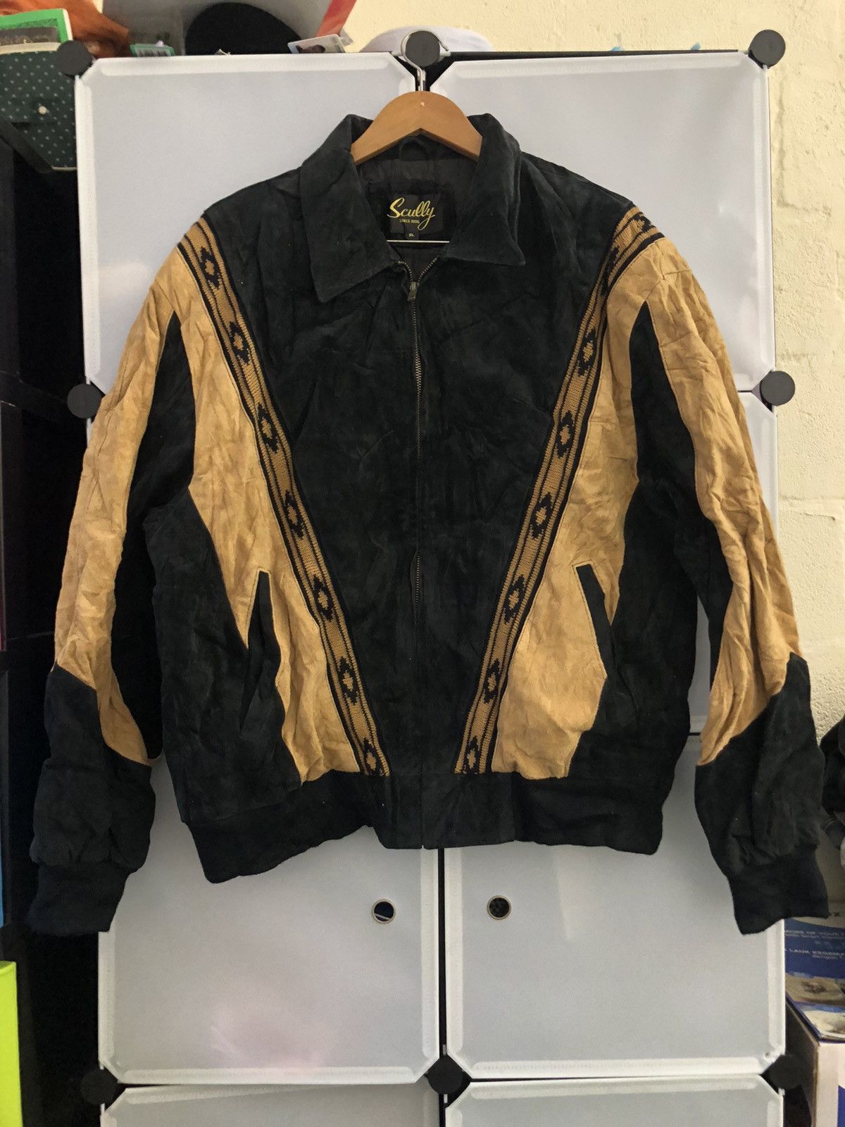 Scully Leather × Vintage Vintage scully Leather zipper Jacket Size US L / EU 52-54 / 3 - 1 Thumbnail