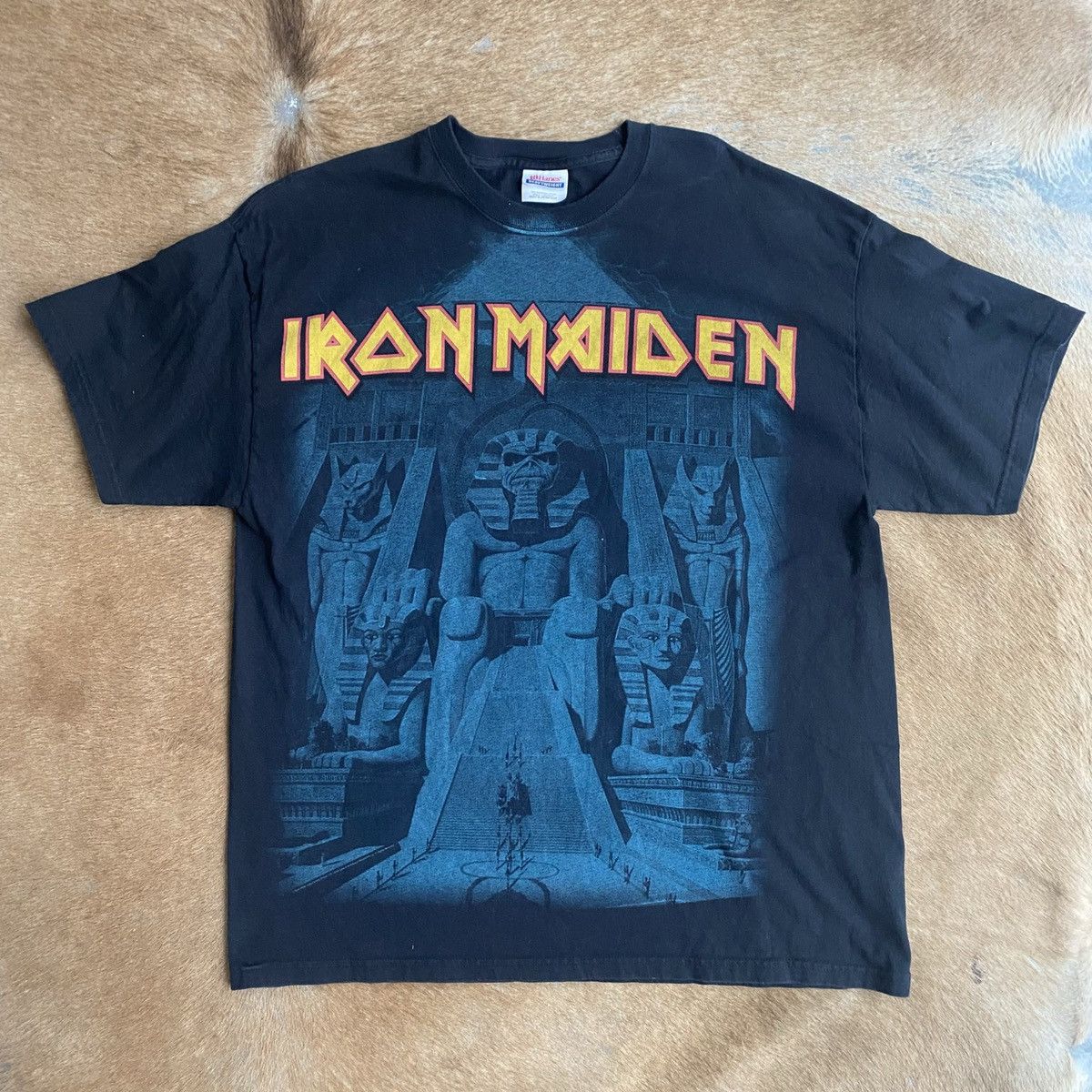 T-shirt Iron Maiden All Over Print Noir - Taille XL, Neuf Jamais Porté