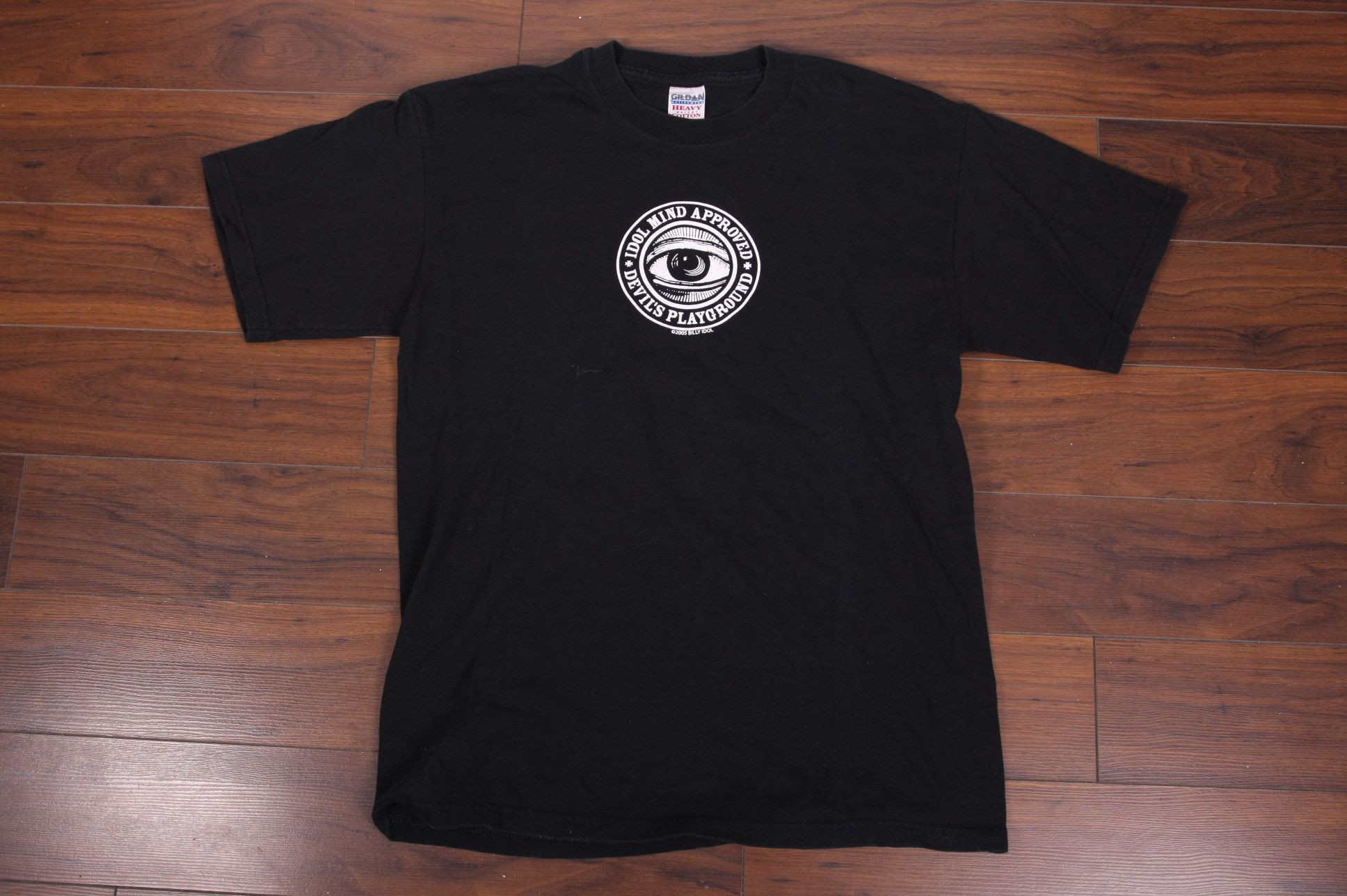 Band Tees ** Billy Idol T Shirt The Devil's Playground 2005 Tour Size US M / EU 48-50 / 2 - 2 Thumbnail