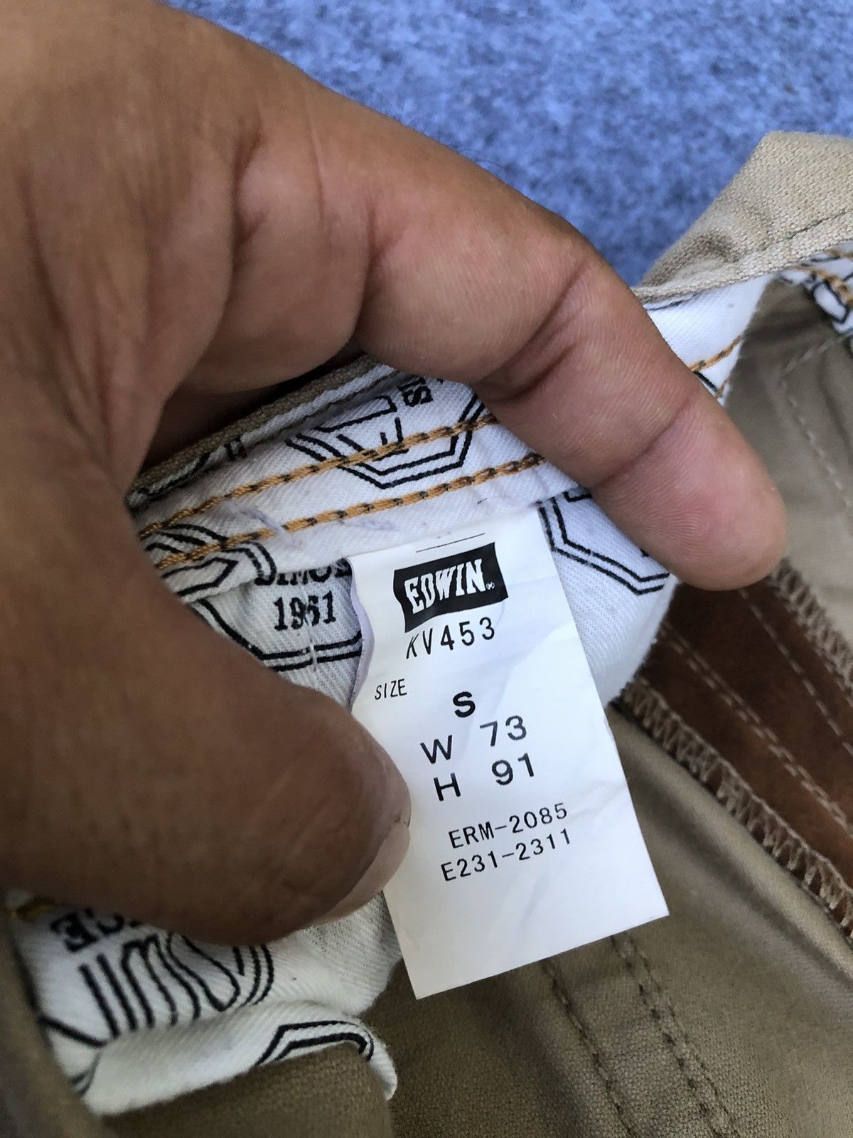 Edwin Last Drop🔥HOT ITEM🔥Vtg Edwin Flared Bootcut Cargo Pant Size US 32 / EU 48 - 10 Thumbnail
