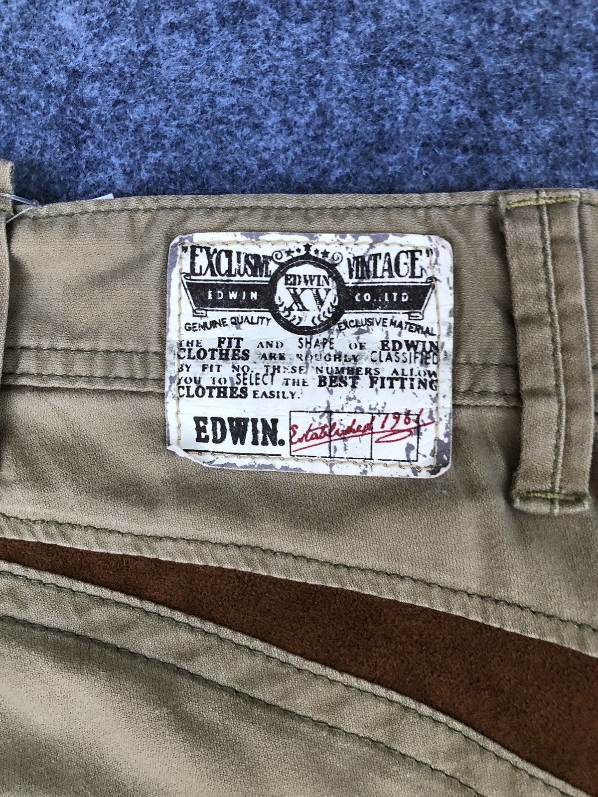 Edwin Last Drop🔥HOT ITEM🔥Vtg Edwin Flared Bootcut Cargo Pant Size US 32 / EU 48 - 9 Thumbnail
