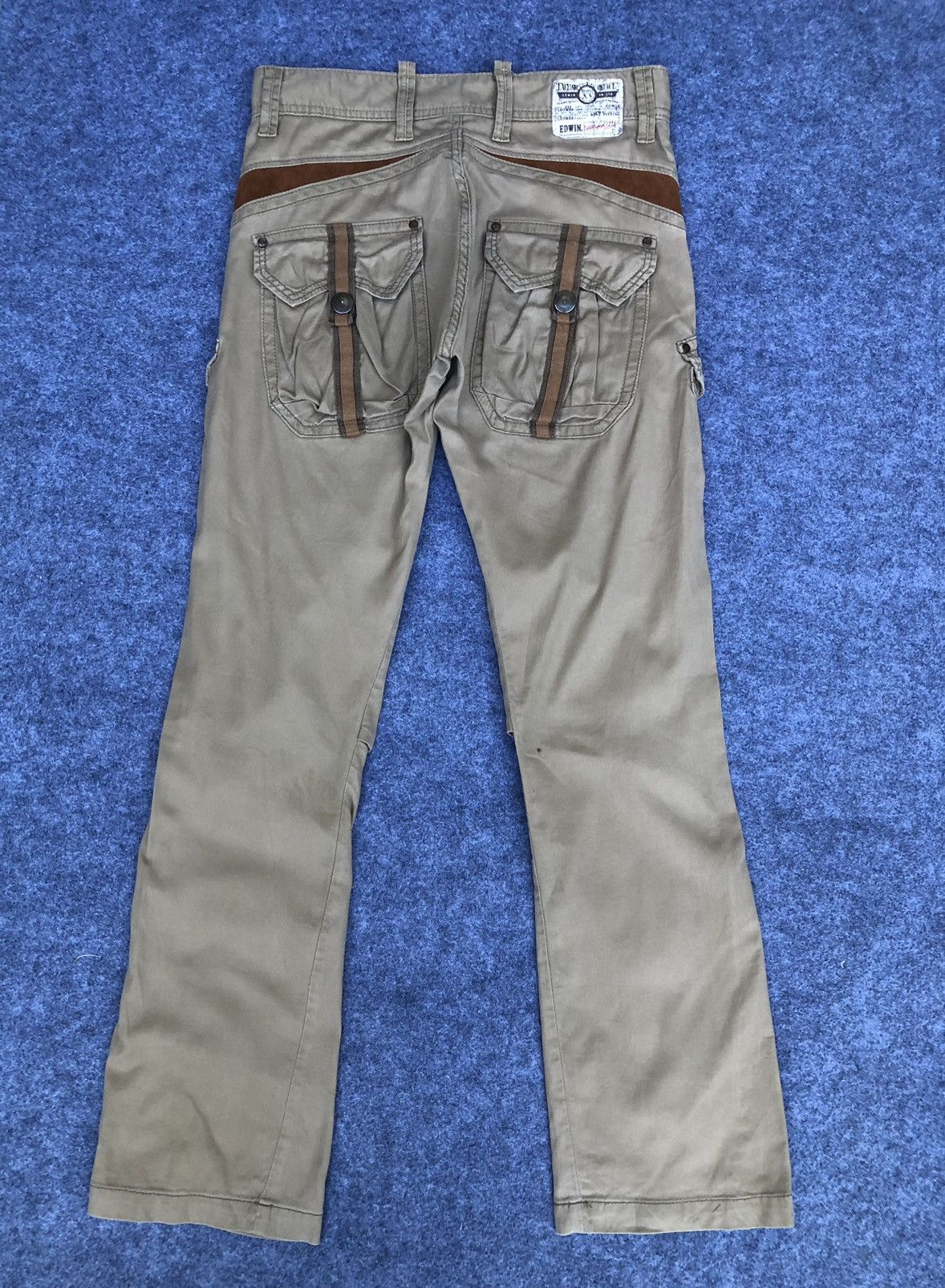 Edwin Last Drop🔥HOT ITEM🔥Vtg Edwin Flared Bootcut Cargo Pant Size US 32 / EU 48 - 2 Thumbnail