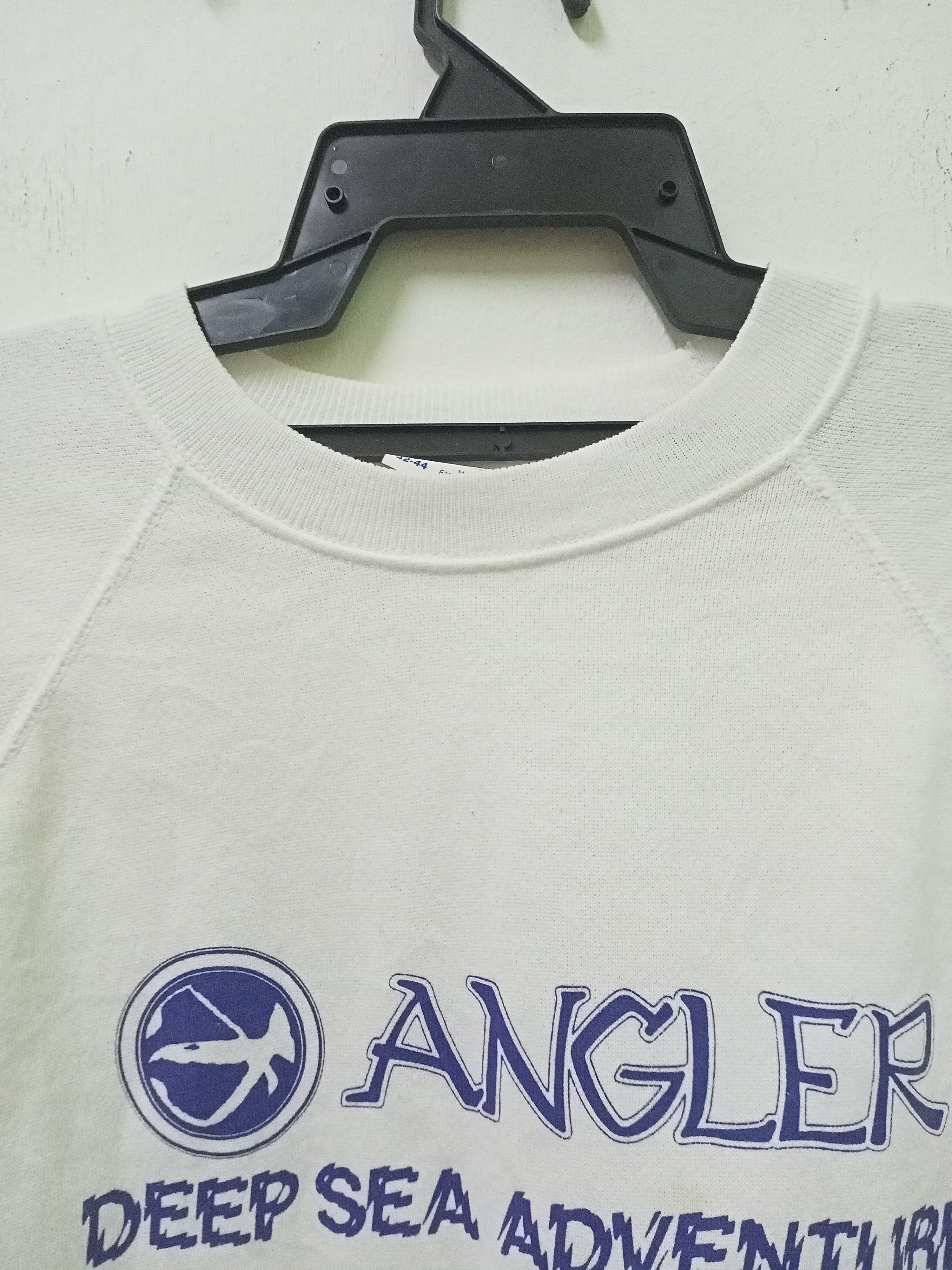 Vintage Vintage 80s Hanes Angler Deep Sea Advanture Sweatshirt Size US L / EU 52-54 / 3 - 4 Thumbnail