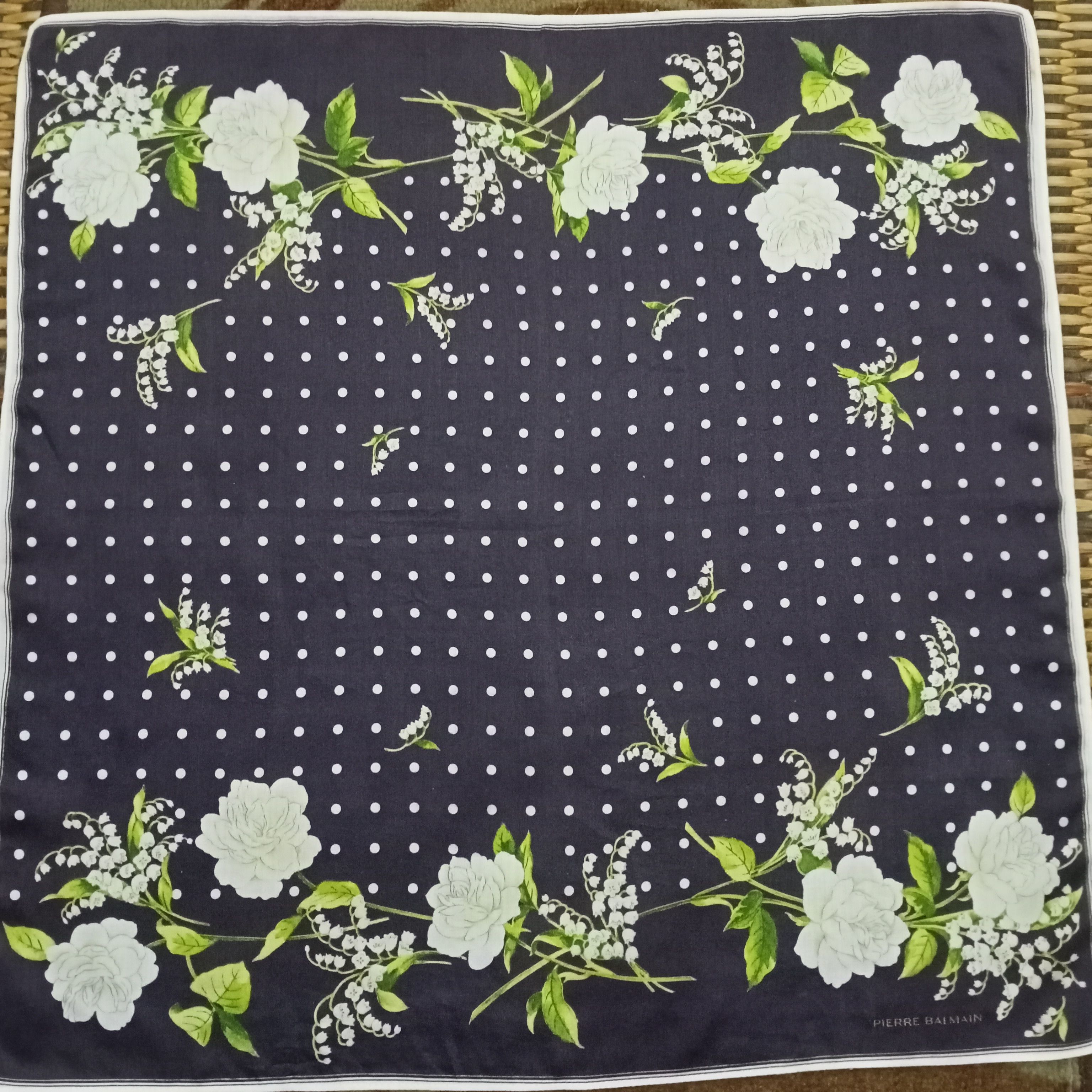 Pierre Balmain Pierre Balmain Floral Handkerchief Size ONE SIZE - 2 Thumbnail