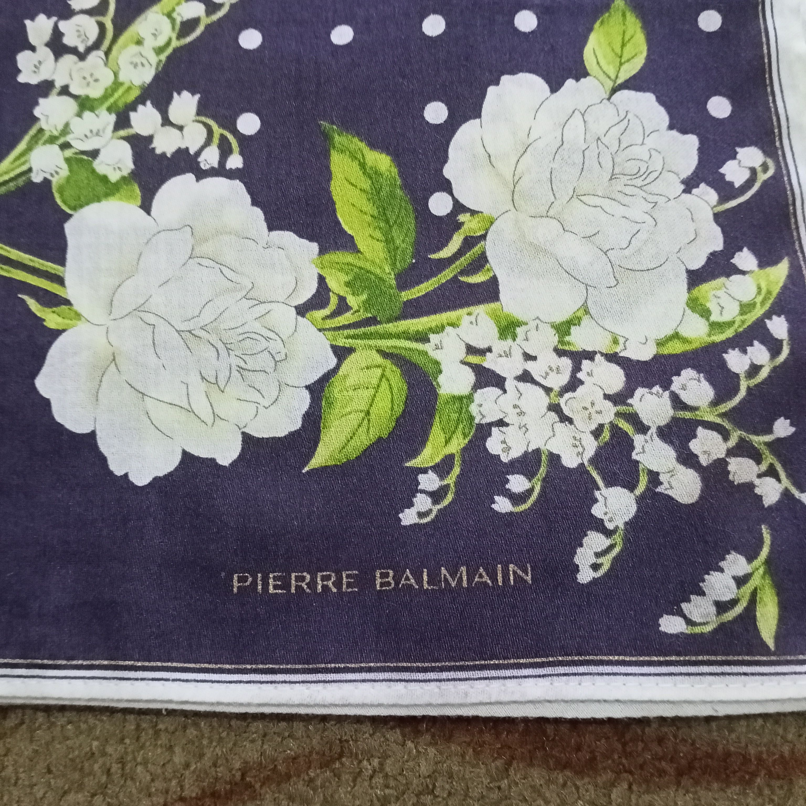 Pierre Balmain Pierre Balmain Floral Handkerchief Size ONE SIZE - 4 Thumbnail
