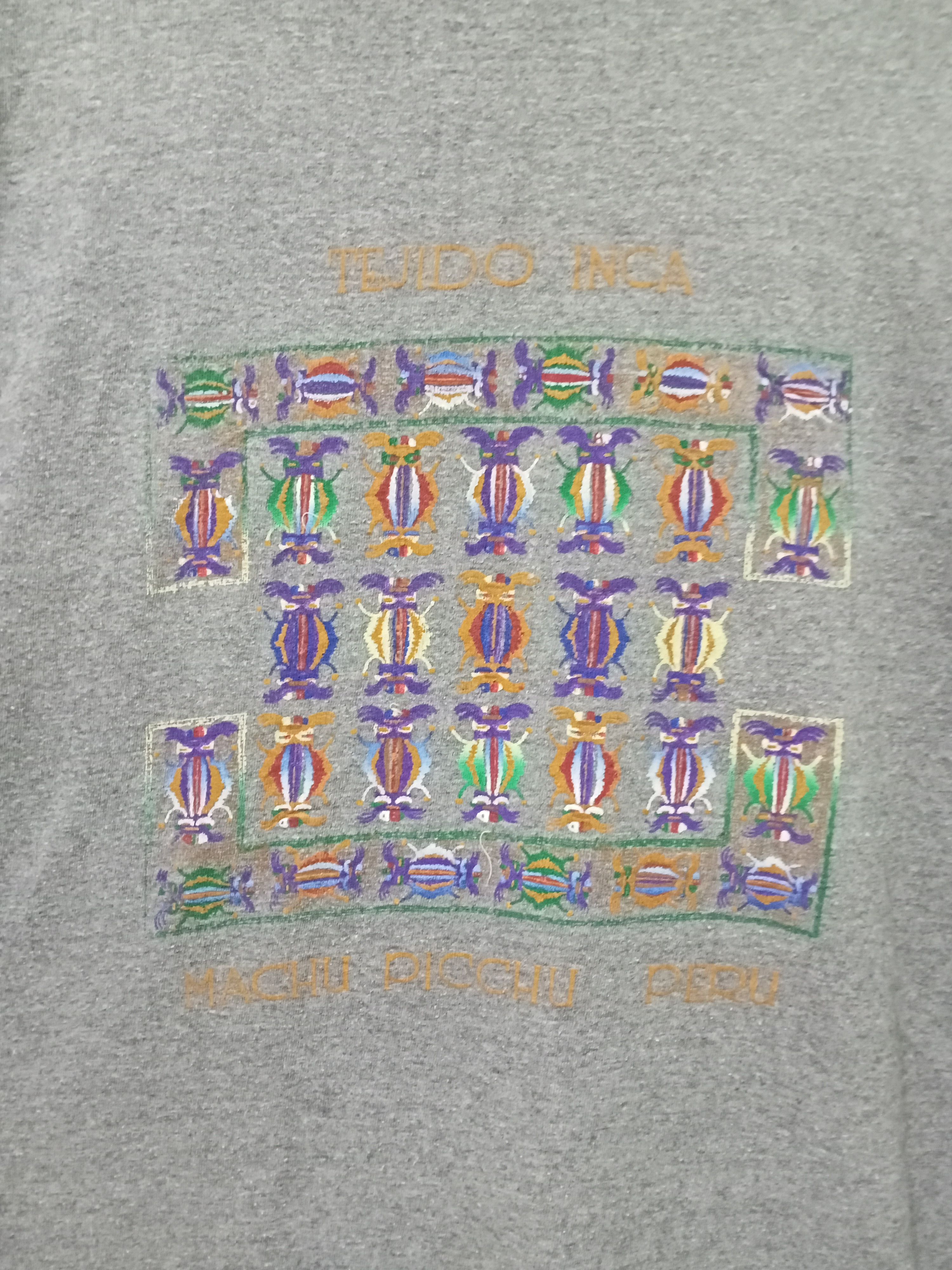 Vintage Vintage Machu picchu Peru Art T shirt Size US XL / EU 56 / 4 - 2 Thumbnail
