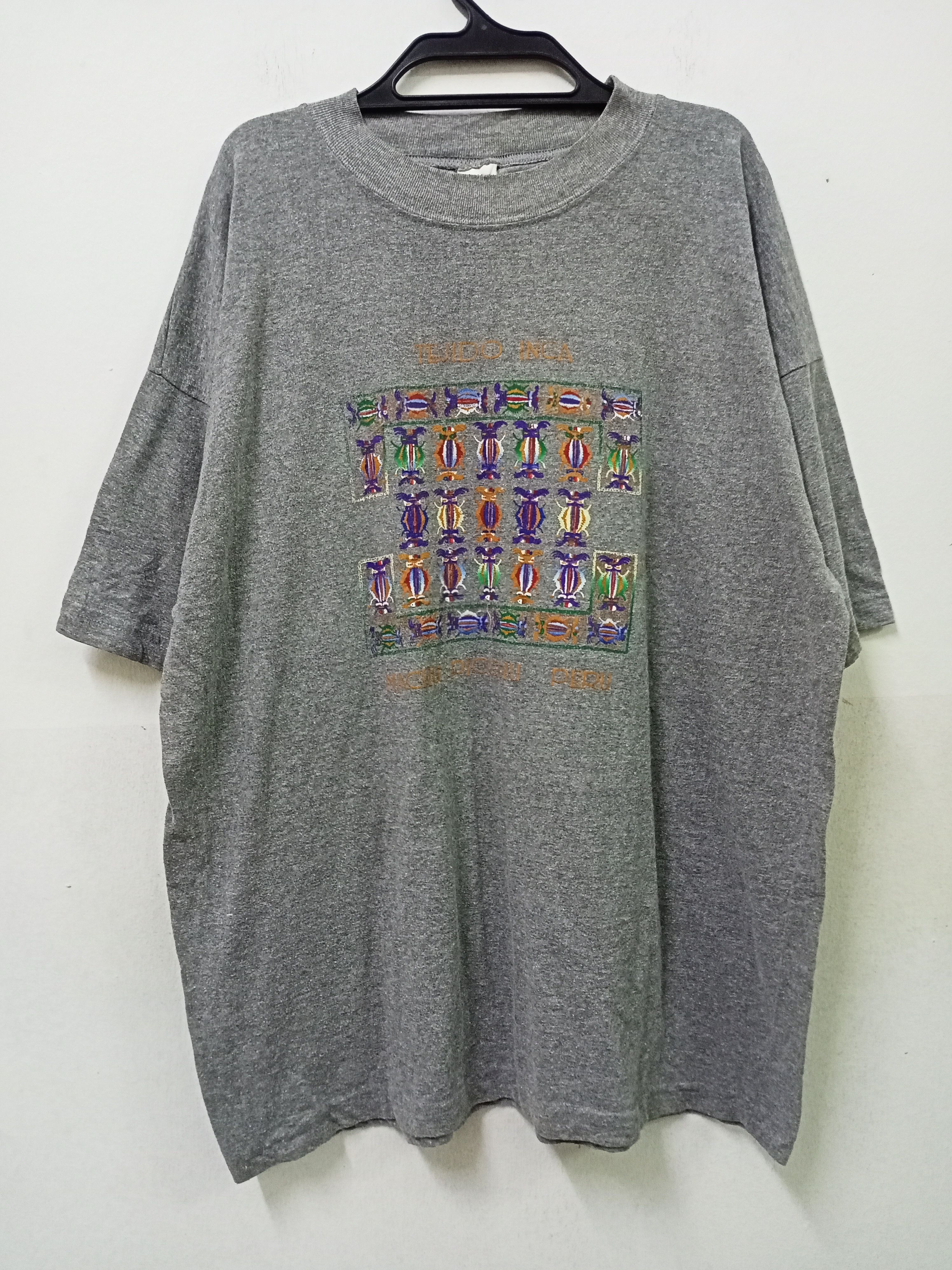 Vintage Vintage Machu picchu Peru Art T shirt Size US XL / EU 56 / 4 - 1 Thumbnail
