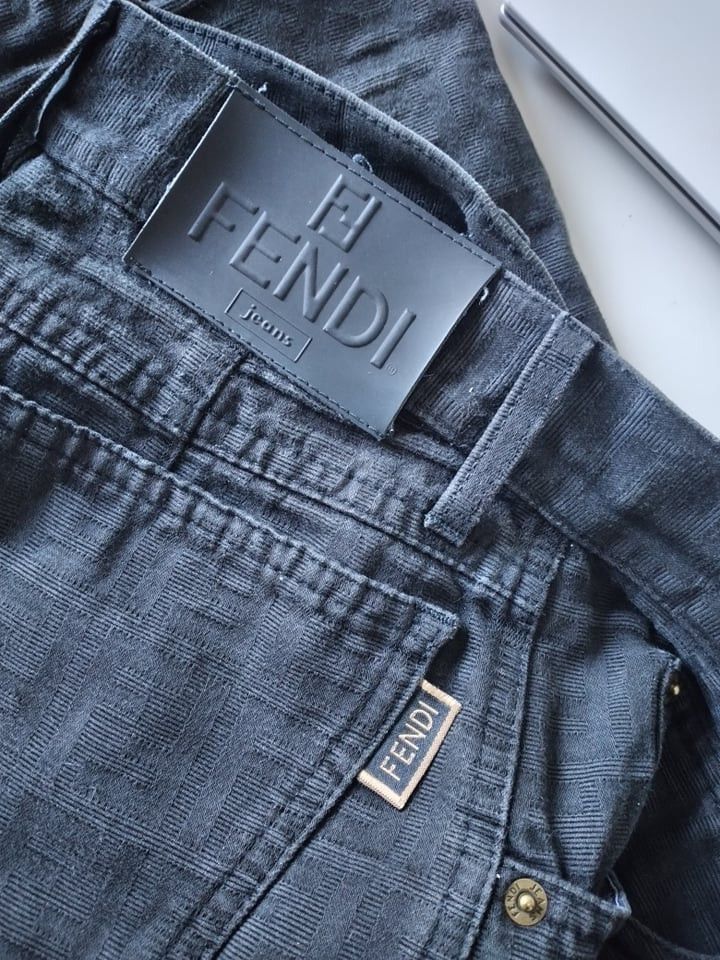 Fendi Monogram Jeans Bottoms