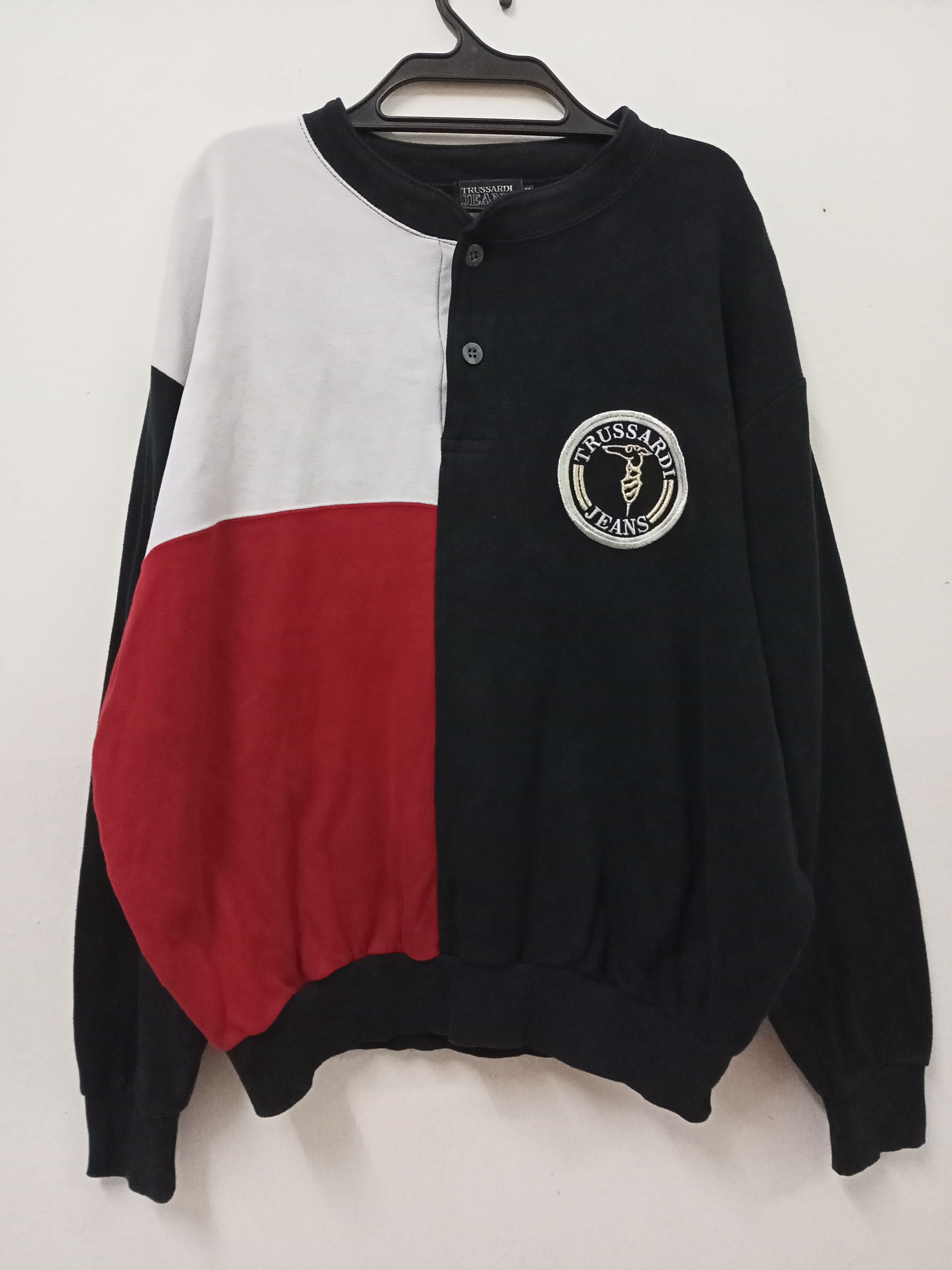 Trussardi Vintage Trussardi Crewneck Sweatshirt Size US L / EU 52-54 / 3 - 1 Thumbnail