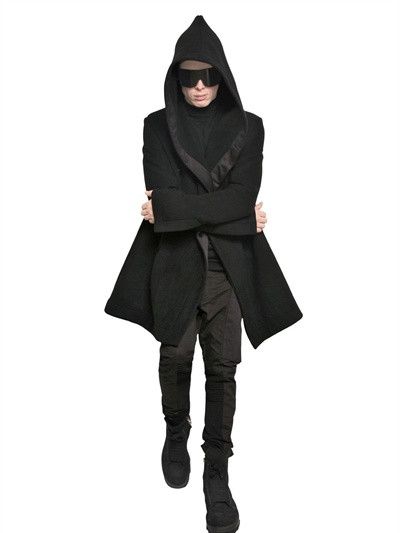 Wool Hooded Peacoat