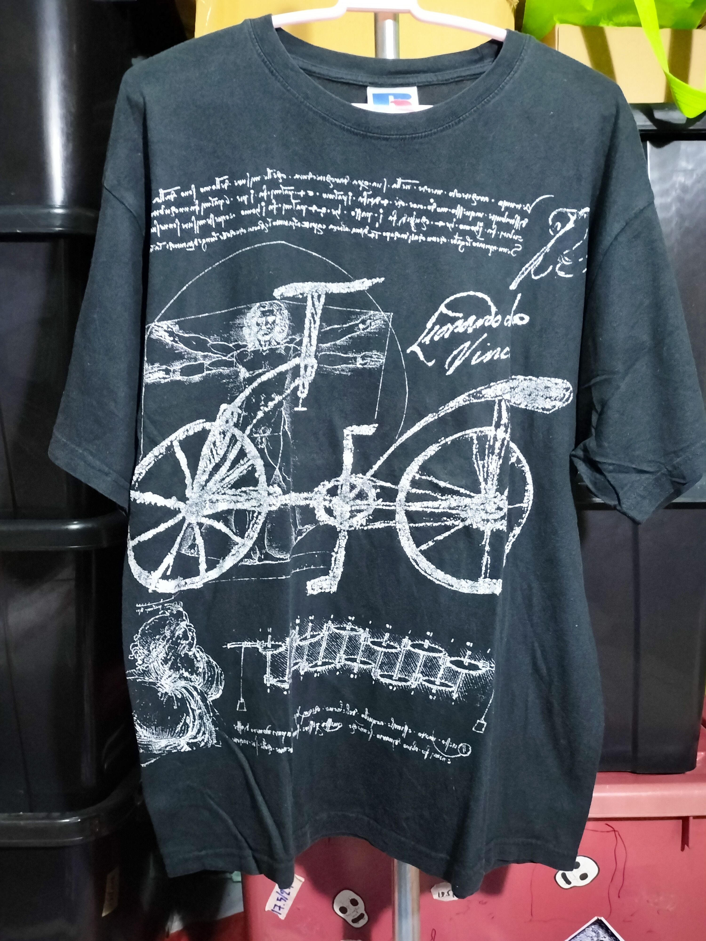 Vintage Vintage Leonardo da Vinci Art tees fashion 90s Size US L / EU 52-54 / 3 - 1 Thumbnail