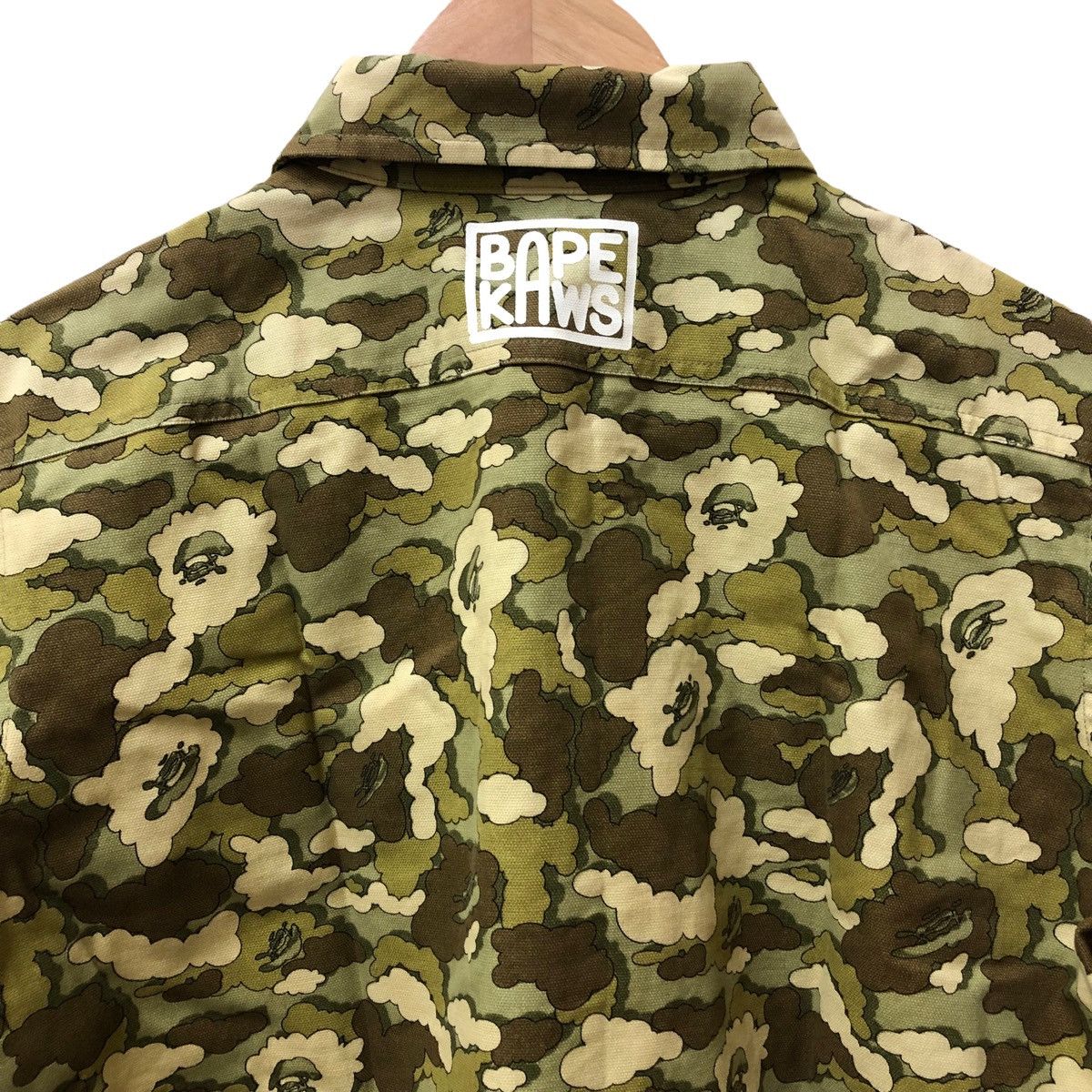 Bape × Kaws BAPE X KAWS CLOUD FULLPRINT CAMO BUTTON UPS Size US S / EU 44-46 / 1 - 14 Thumbnail