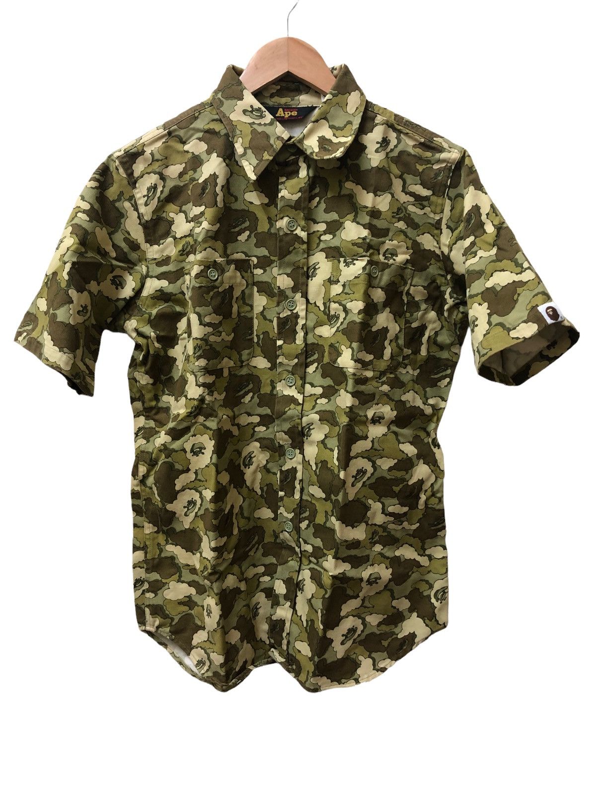 Bape × Kaws BAPE X KAWS CLOUD FULLPRINT CAMO BUTTON UPS Size US S / EU 44-46 / 1 - 1 Thumbnail