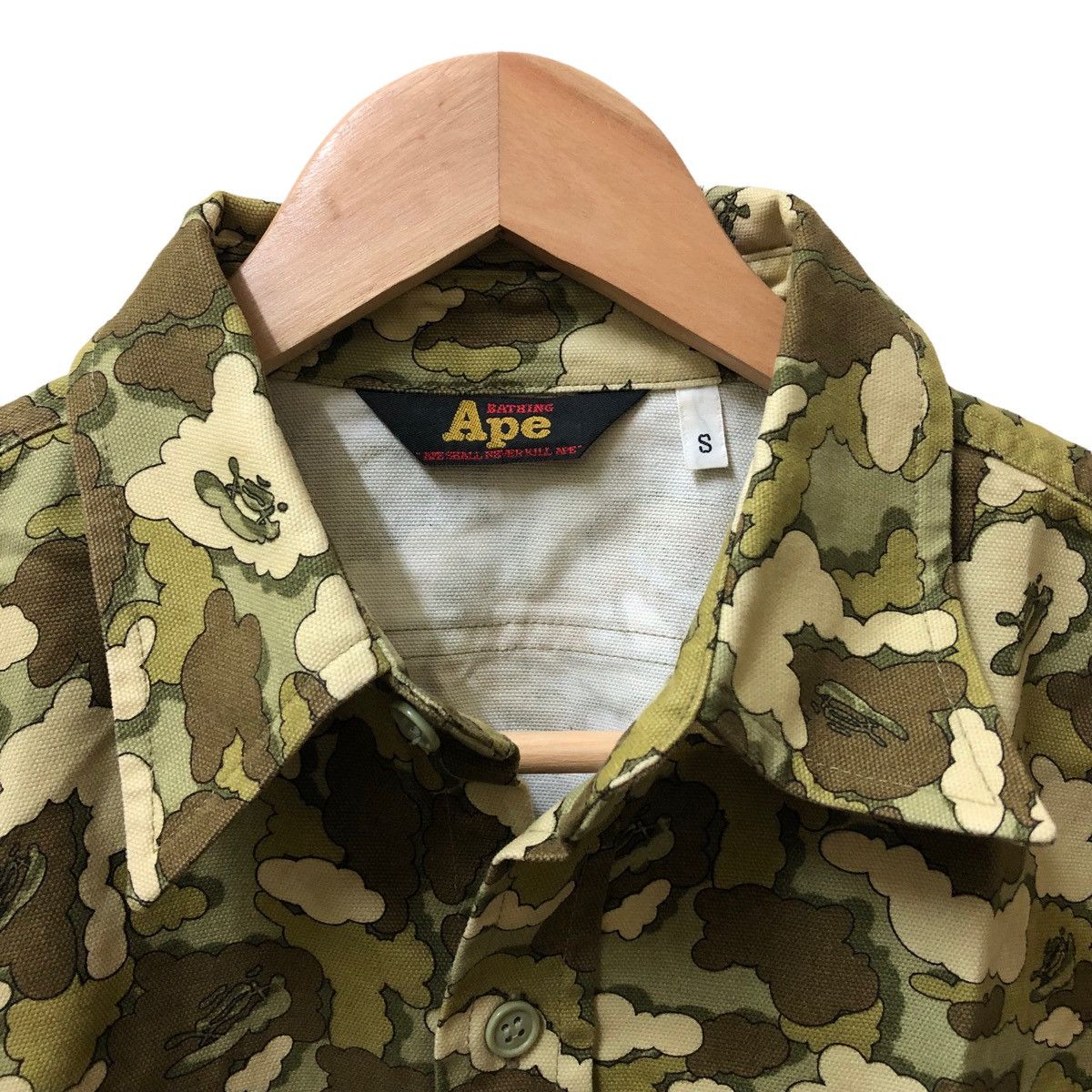 Bape × Kaws BAPE X KAWS CLOUD FULLPRINT CAMO BUTTON UPS Size US S / EU 44-46 / 1 - 3 Thumbnail