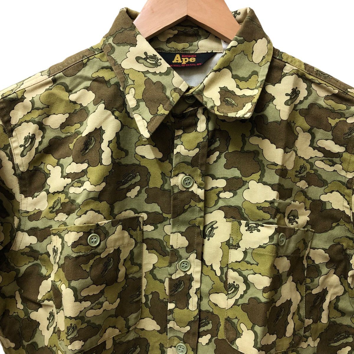 Bape × Kaws BAPE X KAWS CLOUD FULLPRINT CAMO BUTTON UPS Size US S / EU 44-46 / 1 - 4 Thumbnail