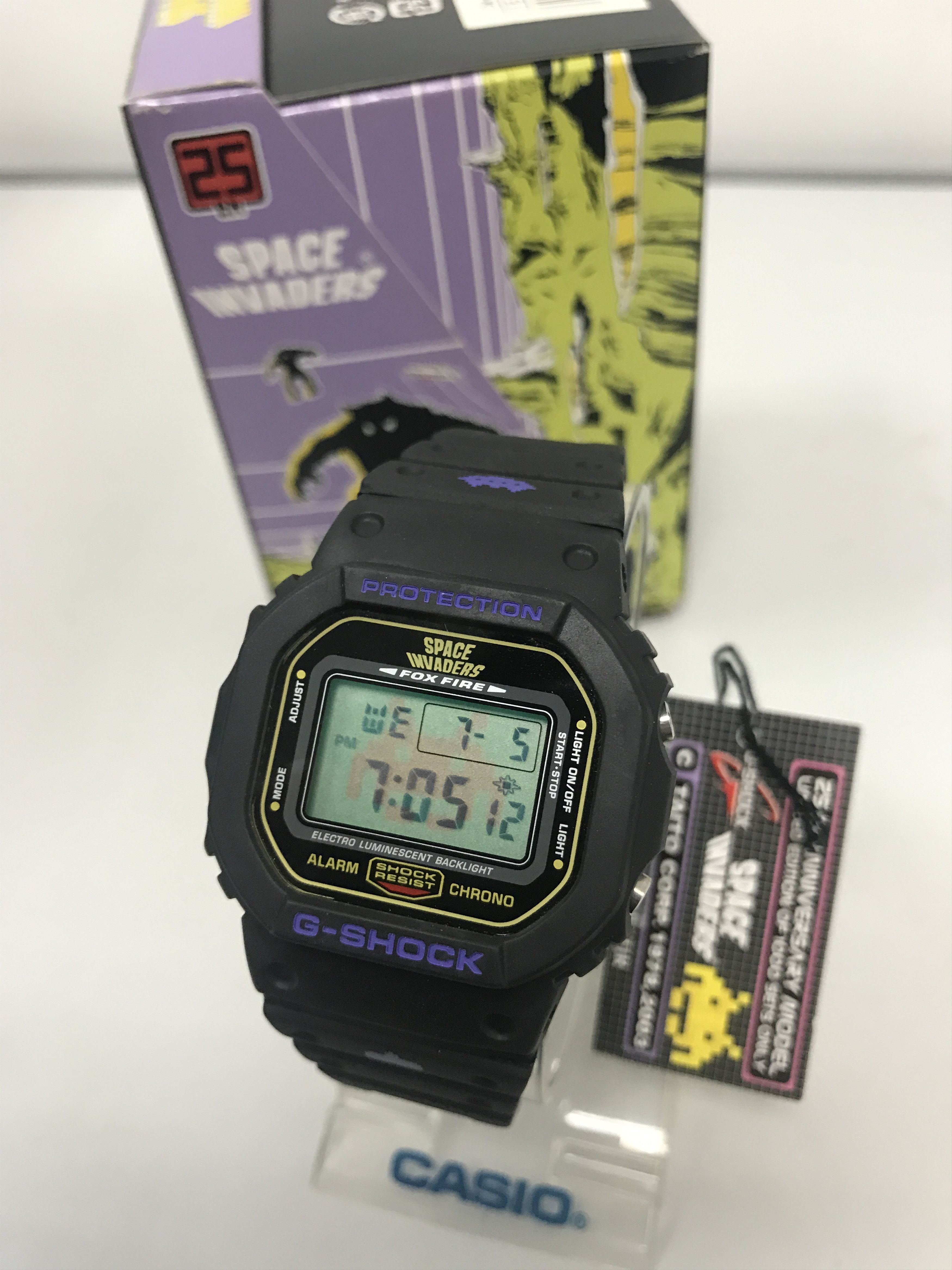 Casio × G Shock × Space Craft Casio G shock x Space Invaders 2003 Japan  Exclusive Dw 6900 Limited Edition | Grailed