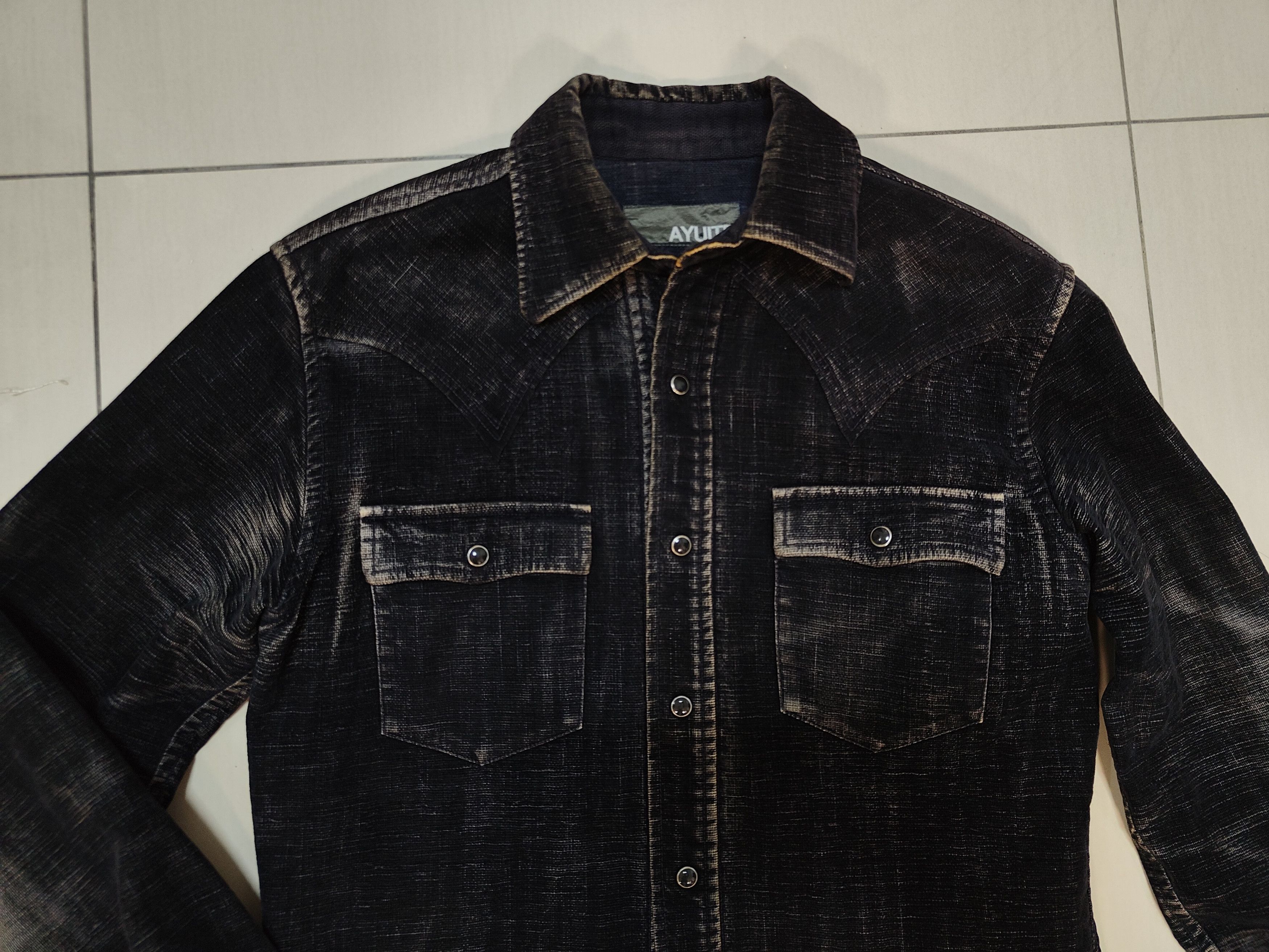 Issey Miyake Ayuite Issey Miyake Designer Two tone Shirt Size US M / EU 48-50 / 2 - 2 Thumbnail