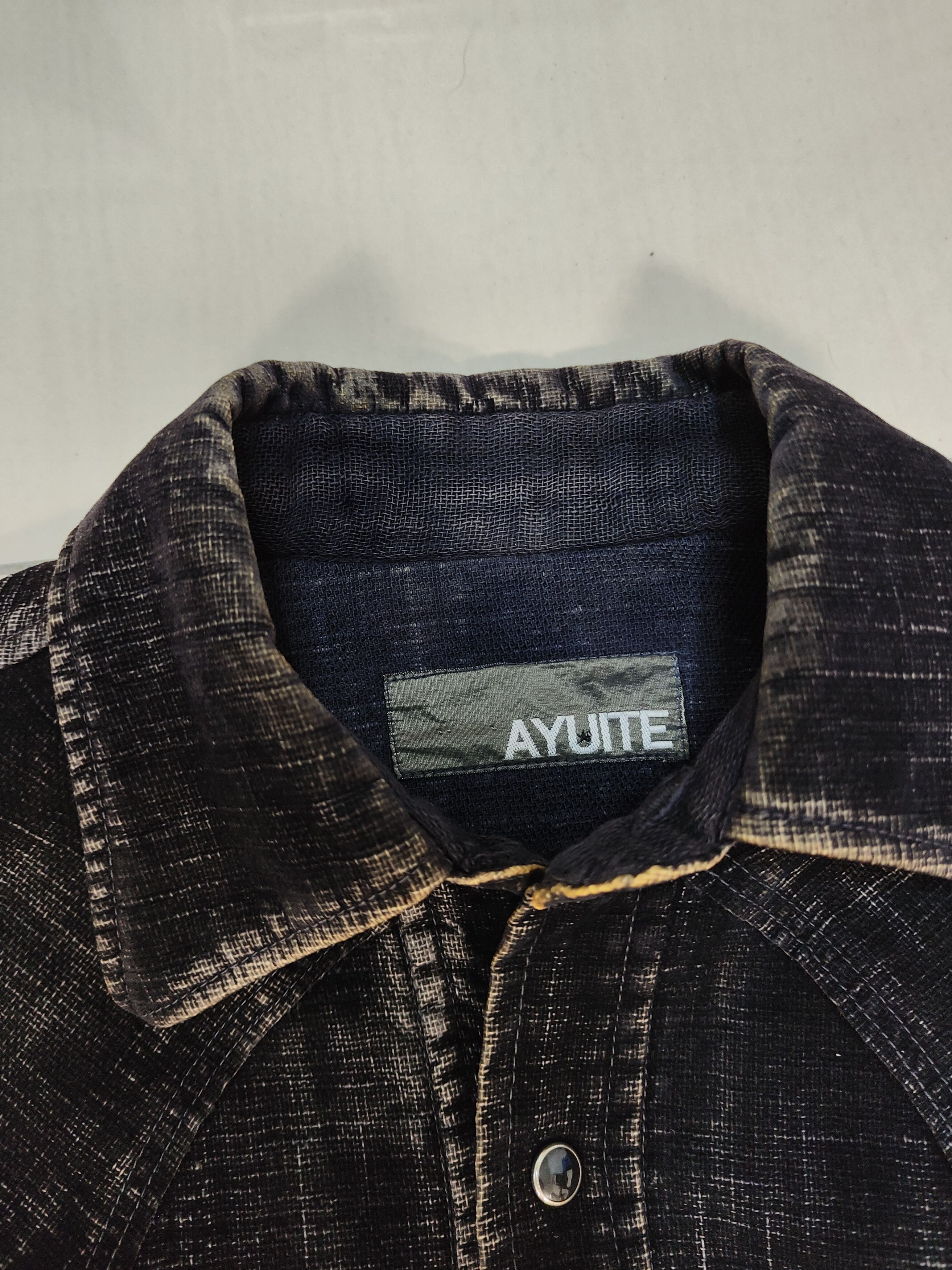 Issey Miyake Ayuite Issey Miyake Designer Two tone Shirt Size US M / EU 48-50 / 2 - 3 Thumbnail