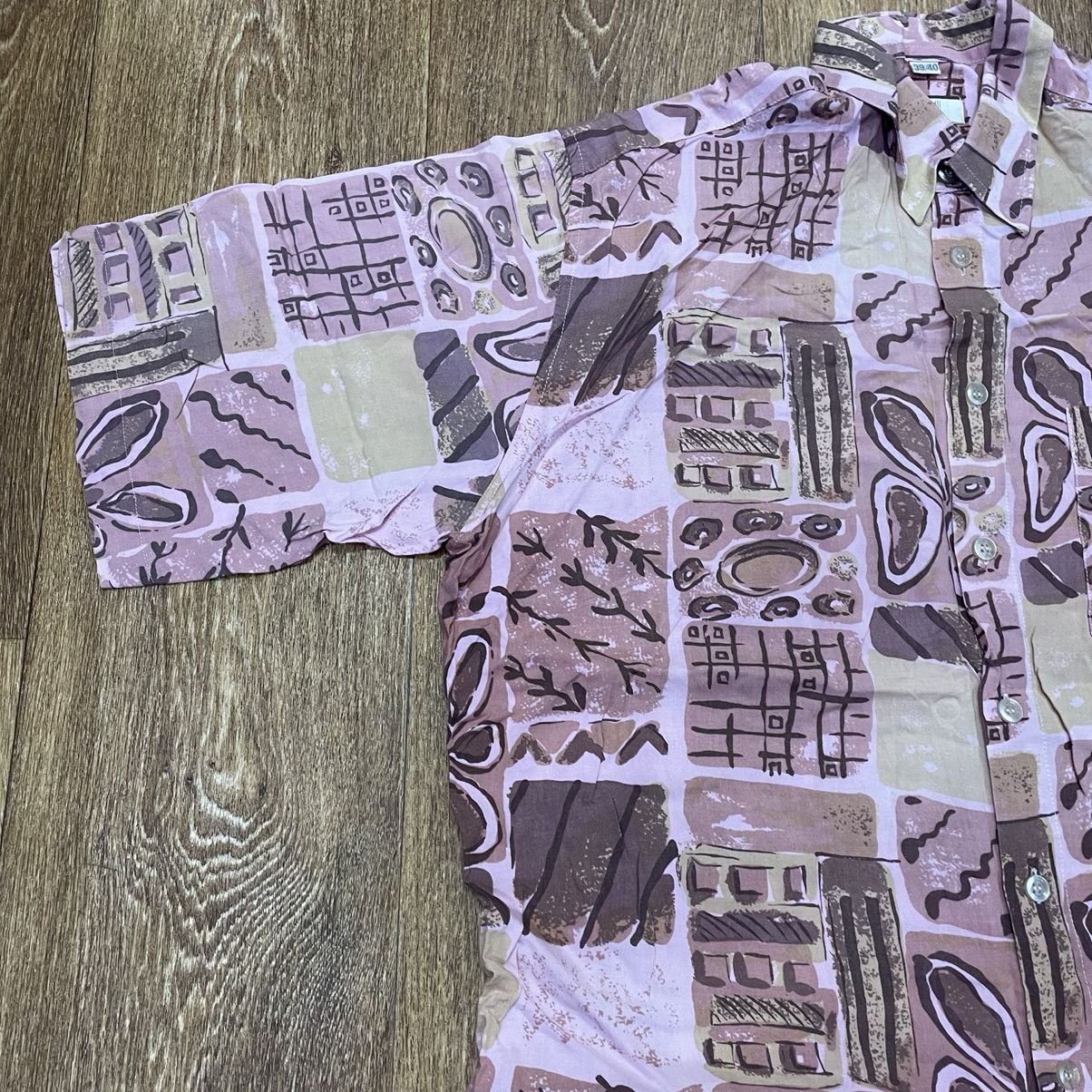 Vintage Vintage 90s All Over Print Graphic Tee Streetwear Y2K Boxy L Size US L / EU 52-54 / 3 - 4 Thumbnail