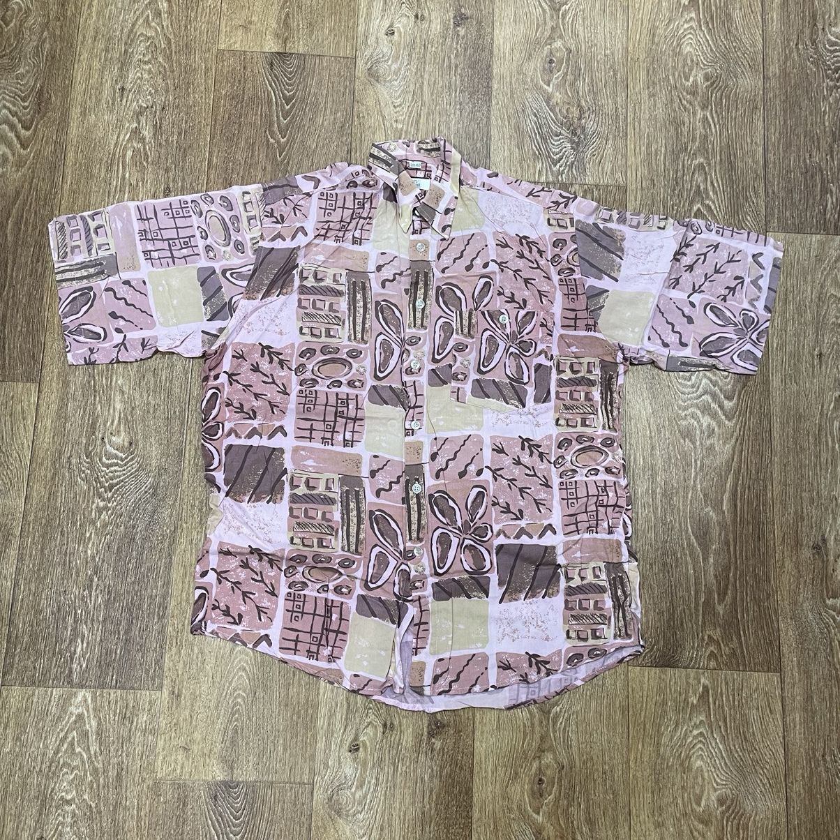 Vintage Vintage 90s All Over Print Graphic Tee Streetwear Y2K Boxy L Size US L / EU 52-54 / 3 - 1 Thumbnail