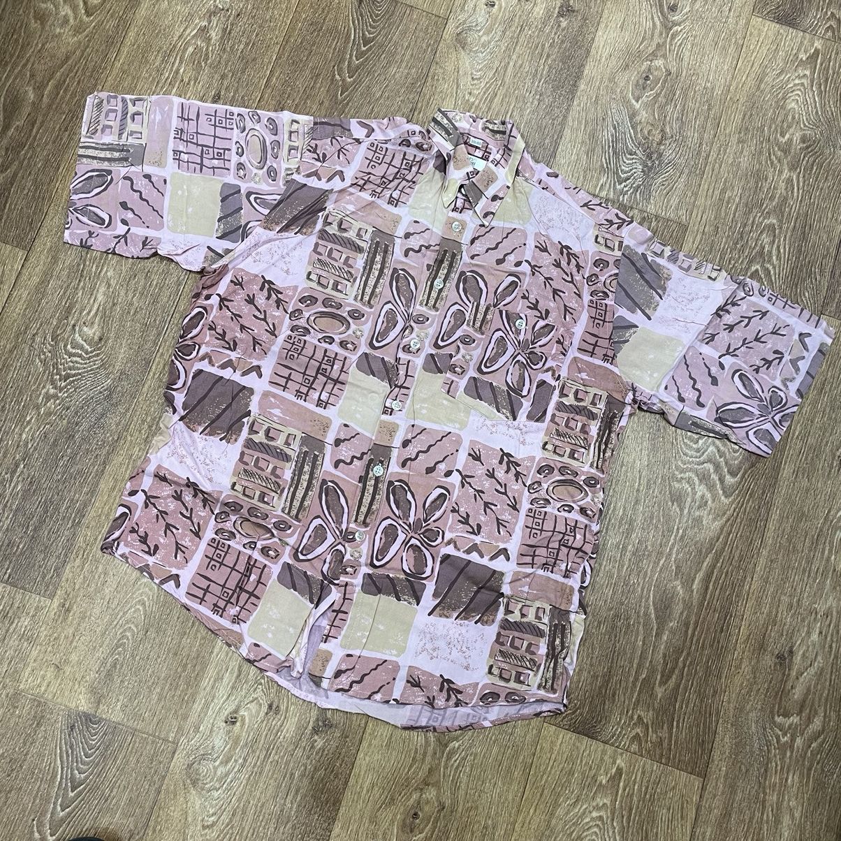 Vintage Vintage 90s All Over Print Graphic Tee Streetwear Y2K Boxy L Size US L / EU 52-54 / 3 - 2 Thumbnail