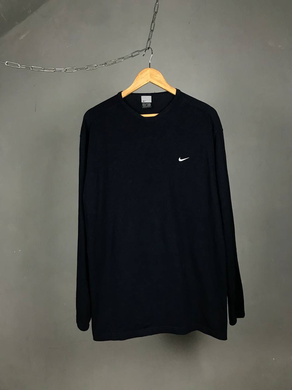 Nike × Vintage Nike swoosh streetwear vintage sweatshirt Size US XL / EU 56 / 4 - 1 Thumbnail