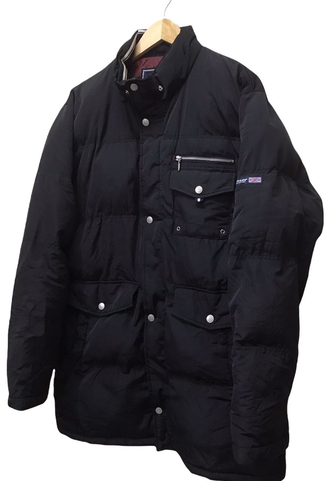 Dunlop × Vintage Dunlop Puffer Jacket X Racing Team X Streetwear Size US L / EU 52-54 / 3 - 2 Thumbnail