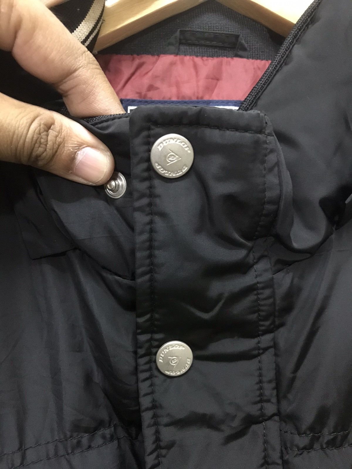 Dunlop × Vintage Dunlop Puffer Jacket X Racing Team X Streetwear Size US L / EU 52-54 / 3 - 7 Thumbnail