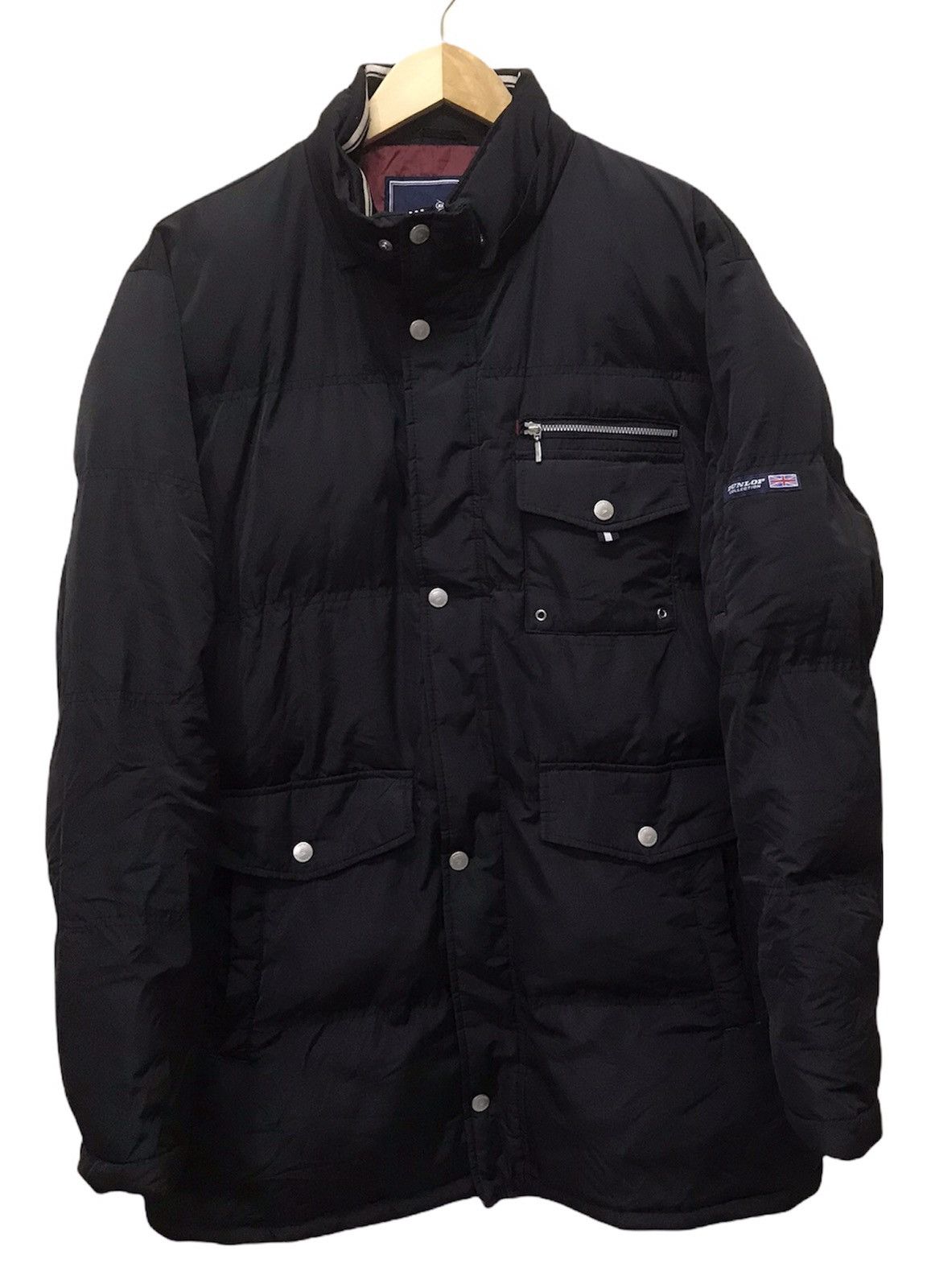 Dunlop × Vintage Dunlop Puffer Jacket X Racing Team X Streetwear Size US L / EU 52-54 / 3 - 1 Thumbnail
