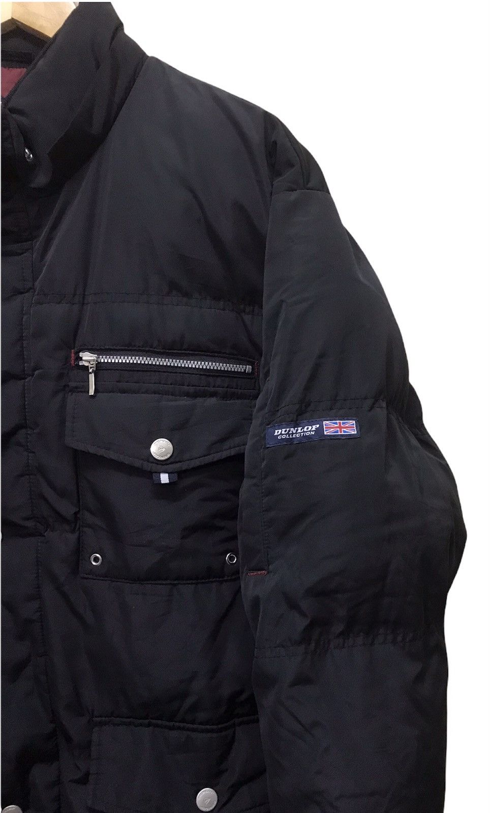 Dunlop × Vintage Dunlop Puffer Jacket X Racing Team X Streetwear Size US L / EU 52-54 / 3 - 3 Thumbnail